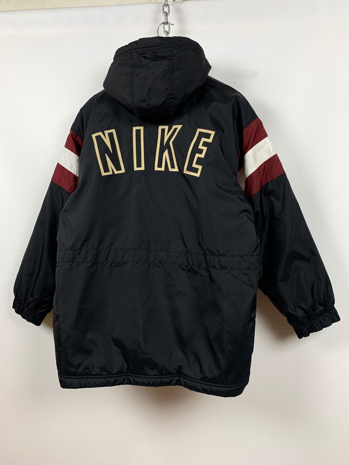 Nike 90s Vintage Nike Big Logo Embroidered Coat Jacket Size US M / EU 48-50 / 2 - 7 Thumbnail