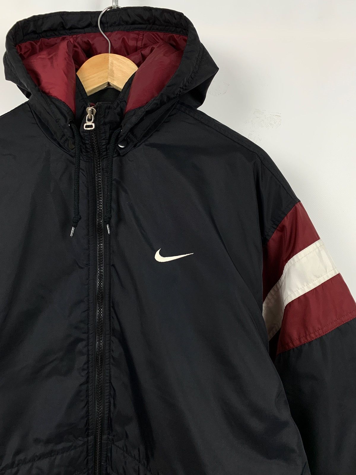 Nike 90s Vintage Nike Big Logo Embroidered Coat Jacket Size US M / EU 48-50 / 2 - 13 Thumbnail