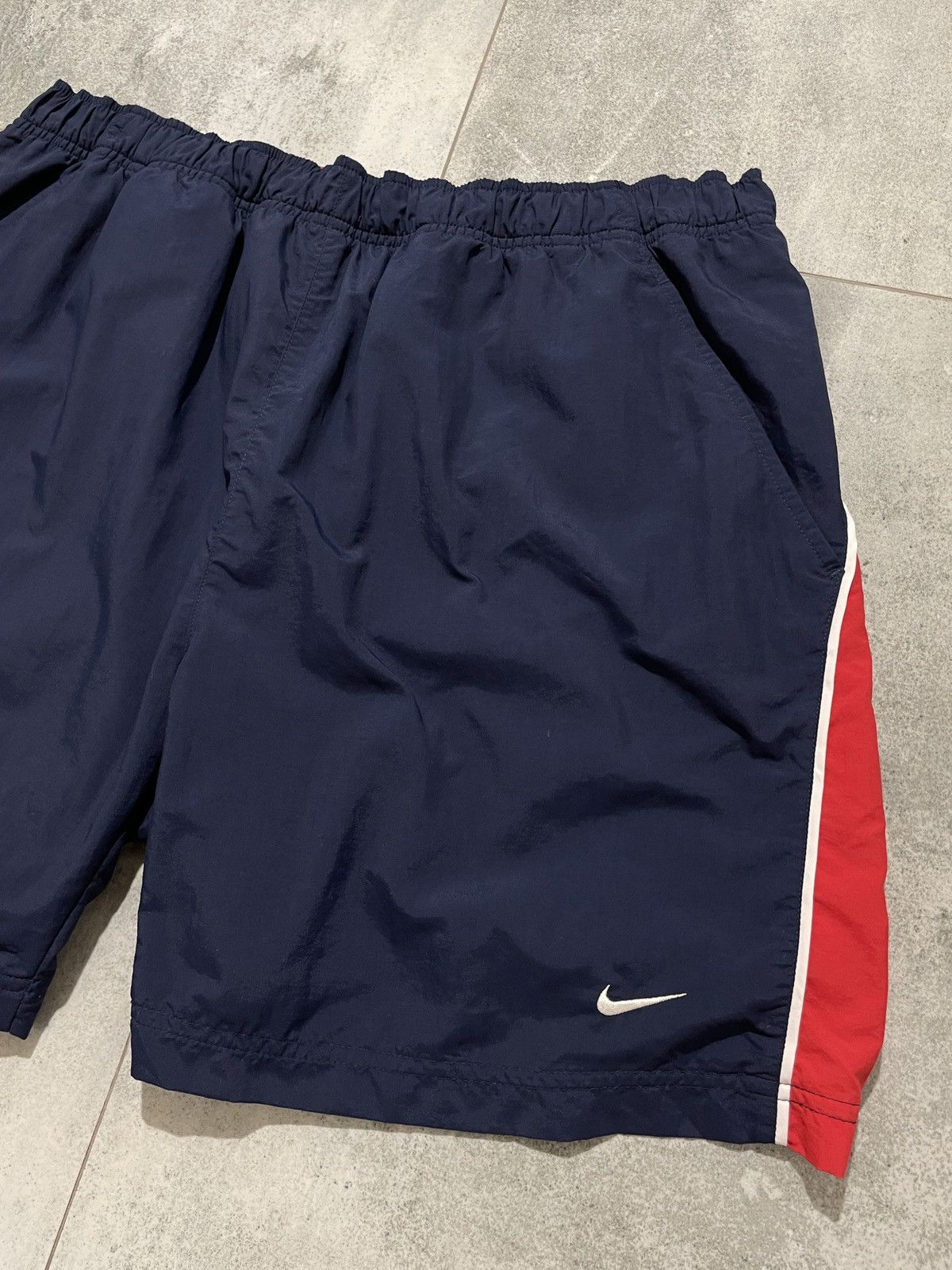 Nike × Vintage Vintage Nike Nylon Shorts Mini Swoosh Size US 38 / EU 54 - 3 Thumbnail