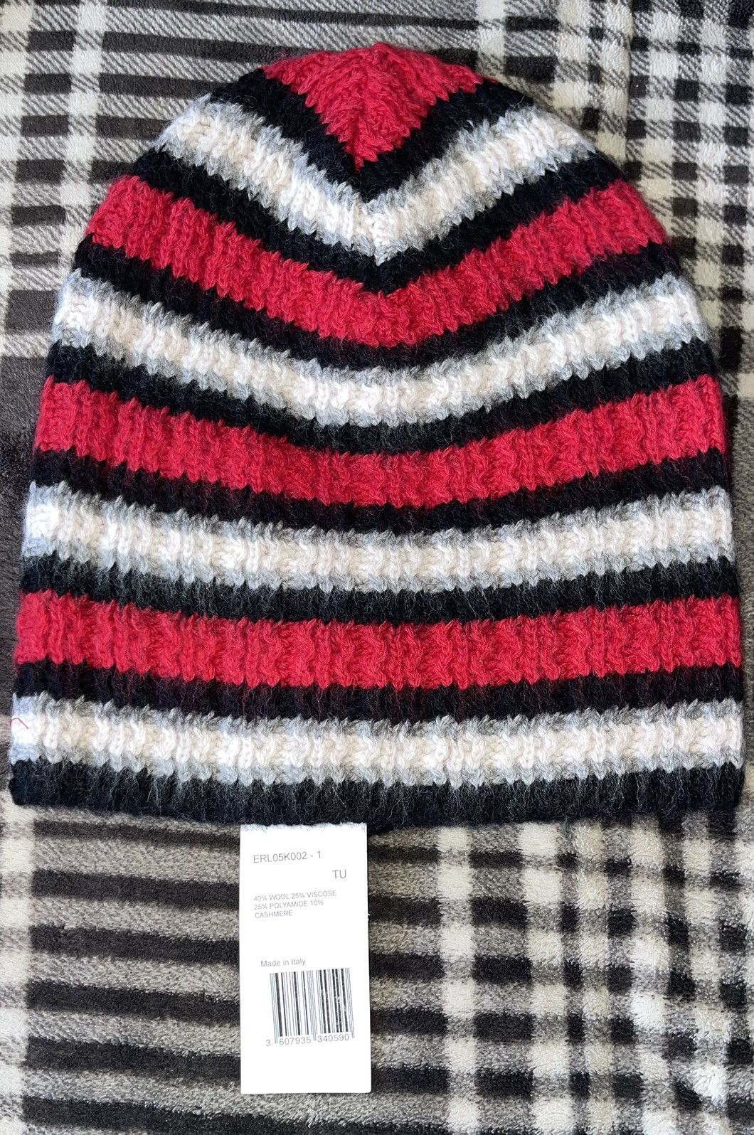 ERL LAST DROP EVER EVER ERL Striped Beanie Size ONE SIZE - 2 Thumbnail