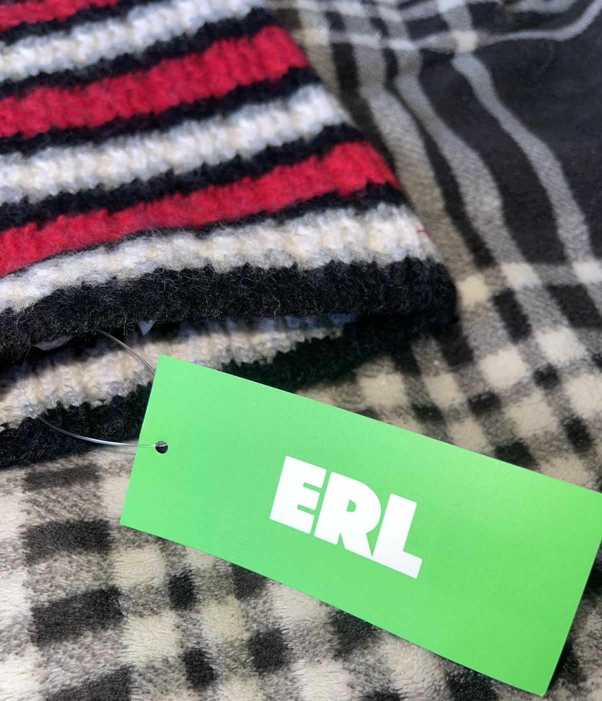 ERL LAST DROP EVER EVER ERL Striped Beanie Size ONE SIZE - 5 Thumbnail