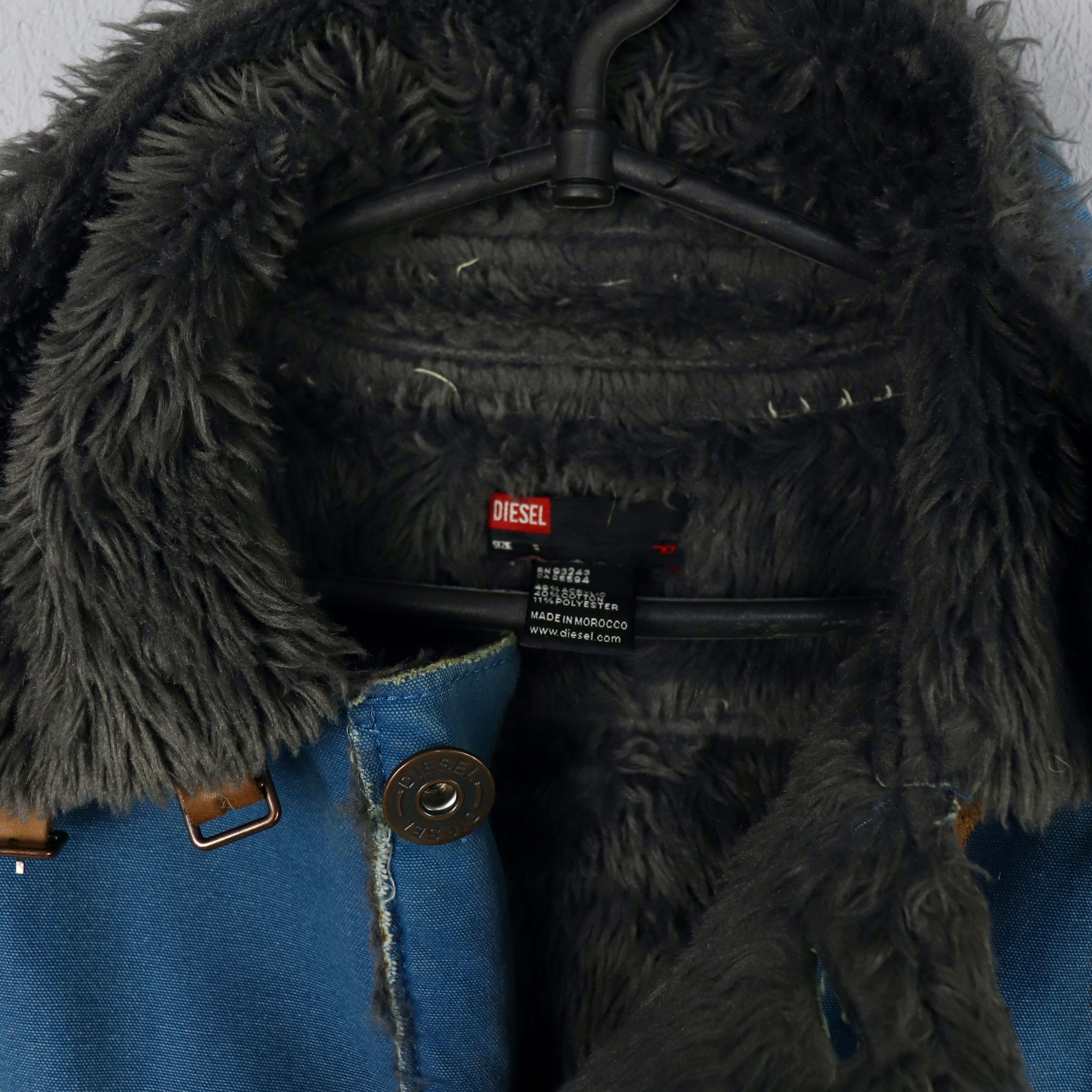Diesel 90's diesel fur imitate coat Size US S / EU 44-46 / 1 - 6 Thumbnail