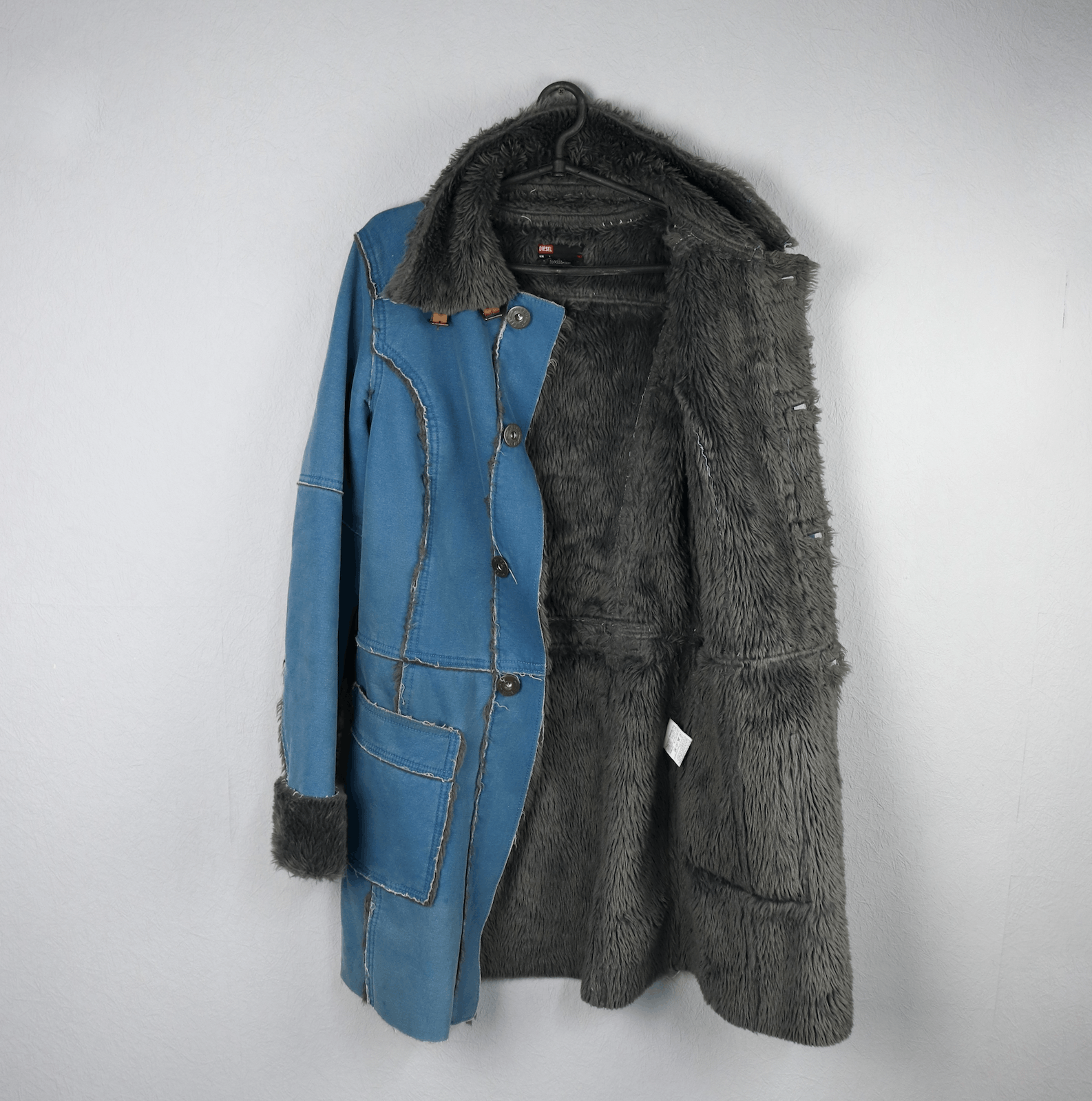 Diesel 90's diesel fur imitate coat Size US S / EU 44-46 / 1 - 2 Thumbnail