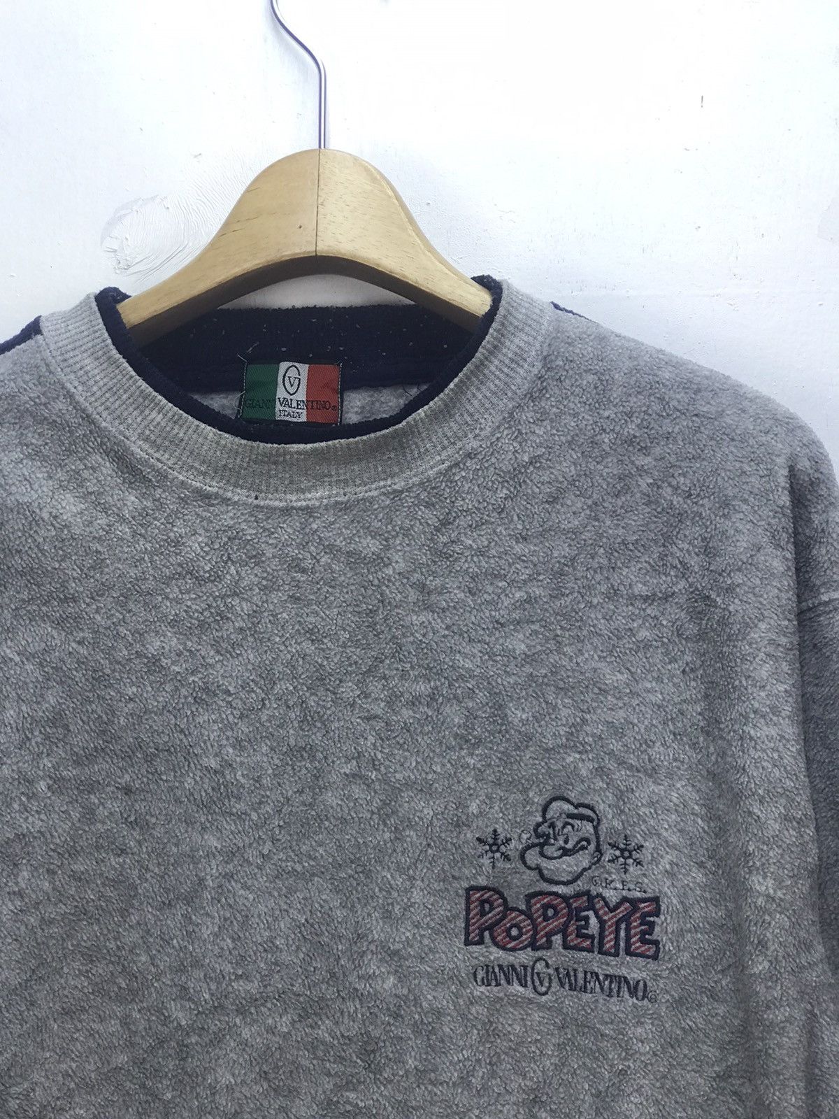 Cartoon Network × Gianni Valentino × Valentino Vintage Gianni Valentino Popeye Sweatshirt Size US M / EU 48-50 / 2 - 3 Thumbnail