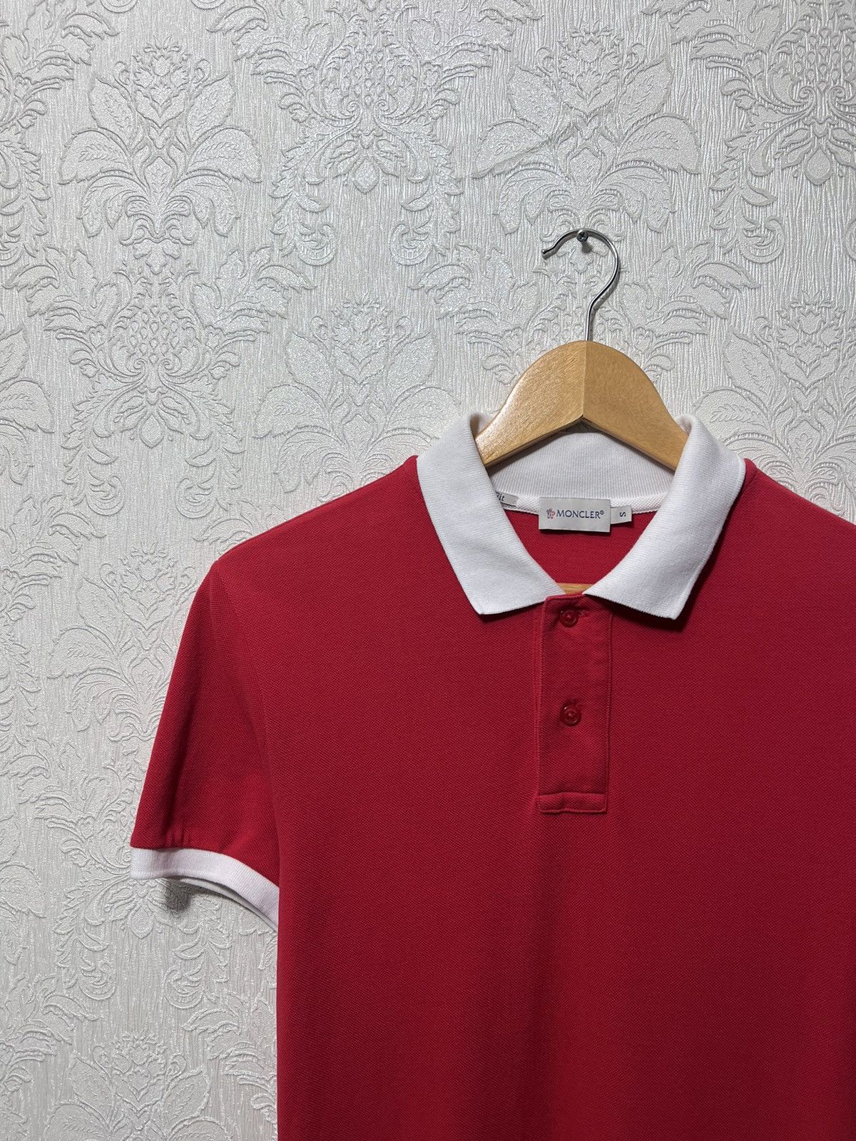 Moncler Moncler Polo Slim Fit Logo On Collar Size US S / EU 44-46 / 1 - 3 Thumbnail