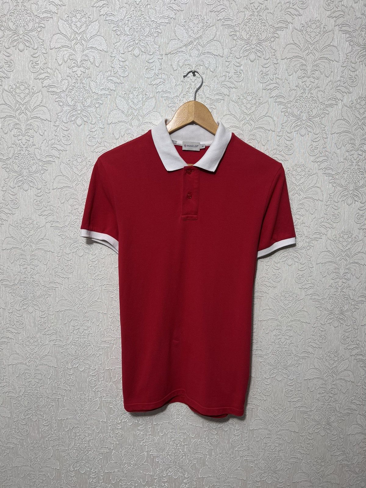Moncler Moncler Polo Slim Fit Logo On Collar Size US S / EU 44-46 / 1 - 1 Thumbnail