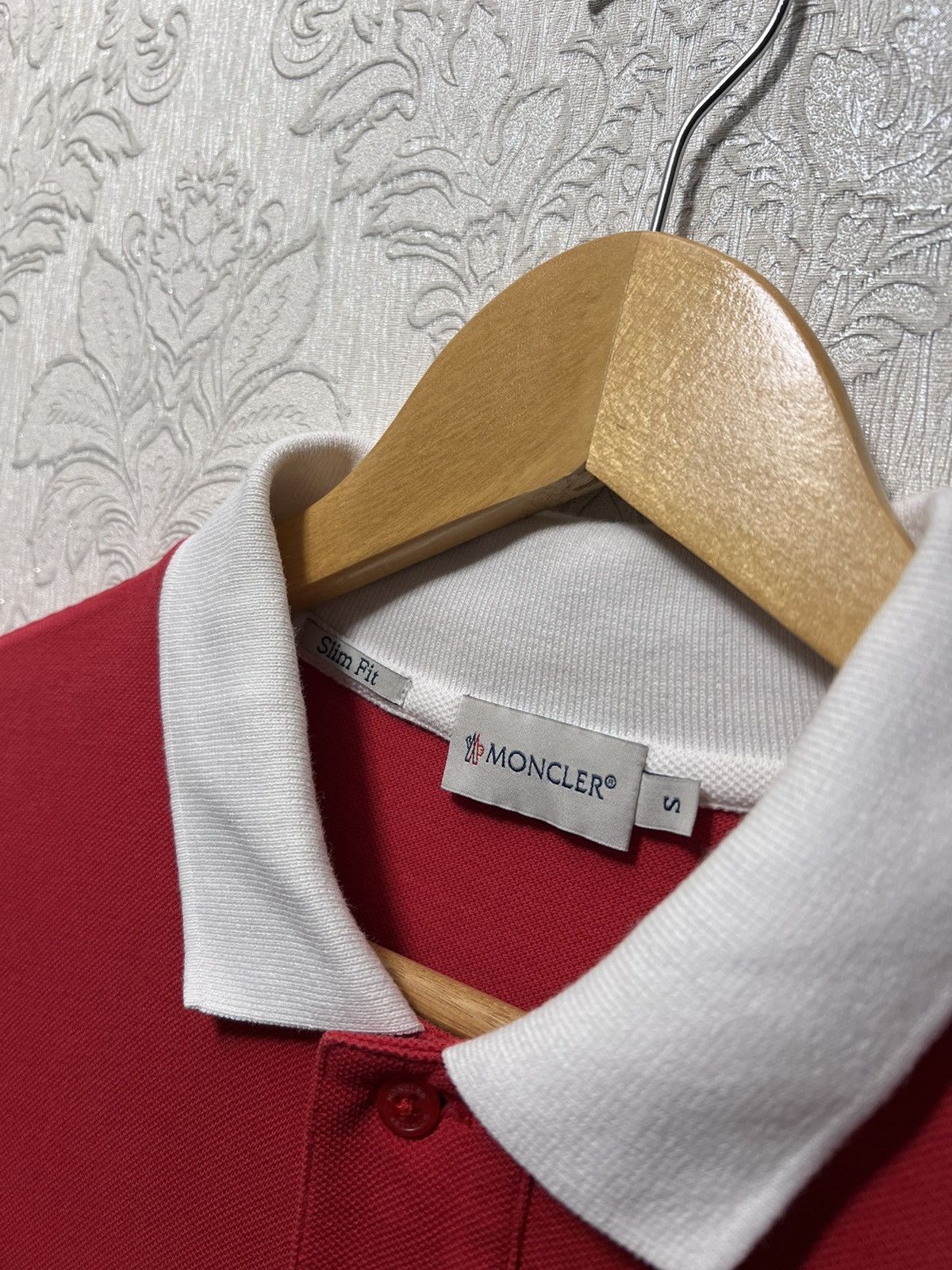 Moncler Moncler Polo Slim Fit Logo On Collar Size US S / EU 44-46 / 1 - 5 Thumbnail