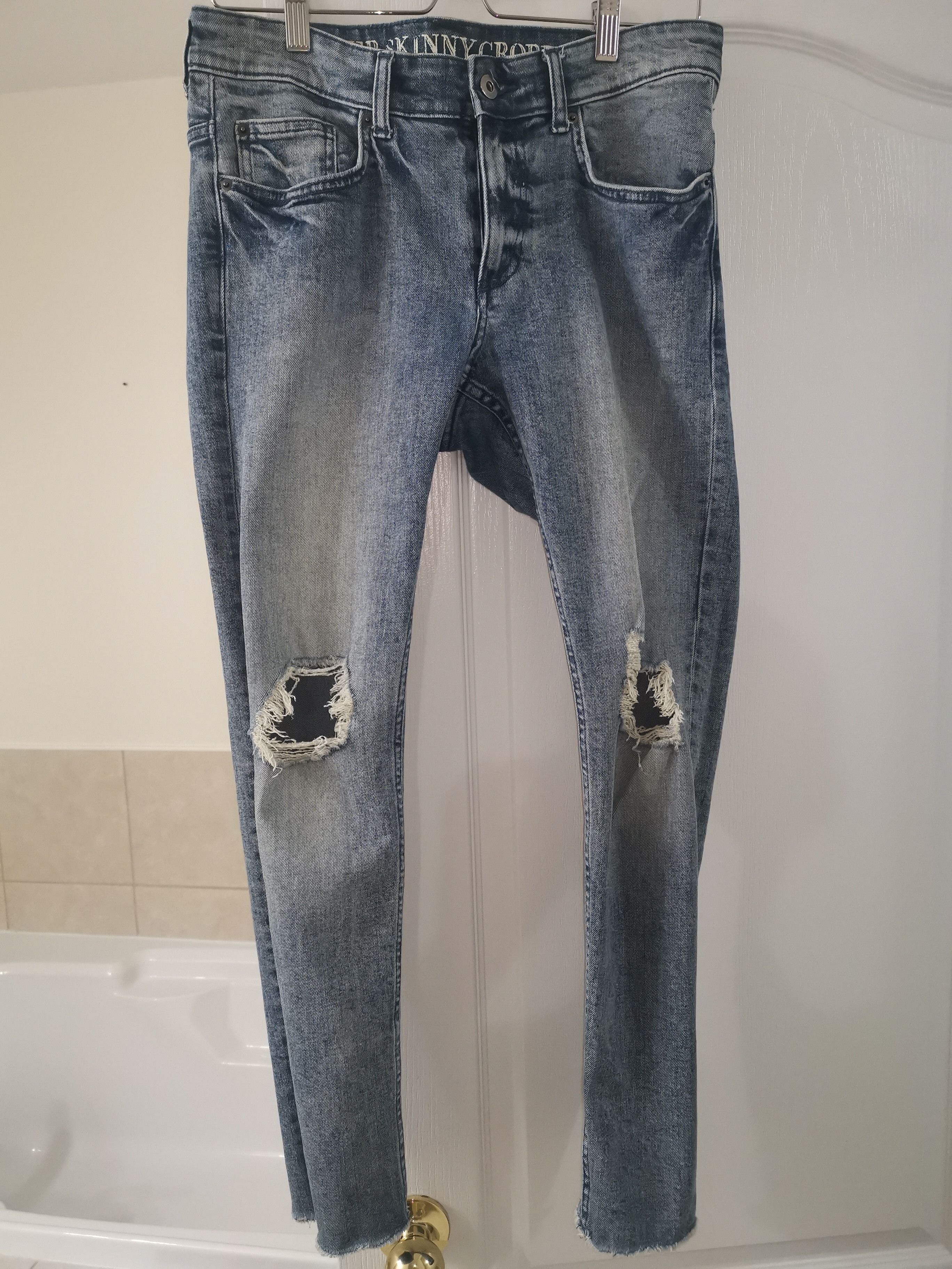 H&M skinny cropped jeans Size US 32 / EU 48 - 1 Thumbnail