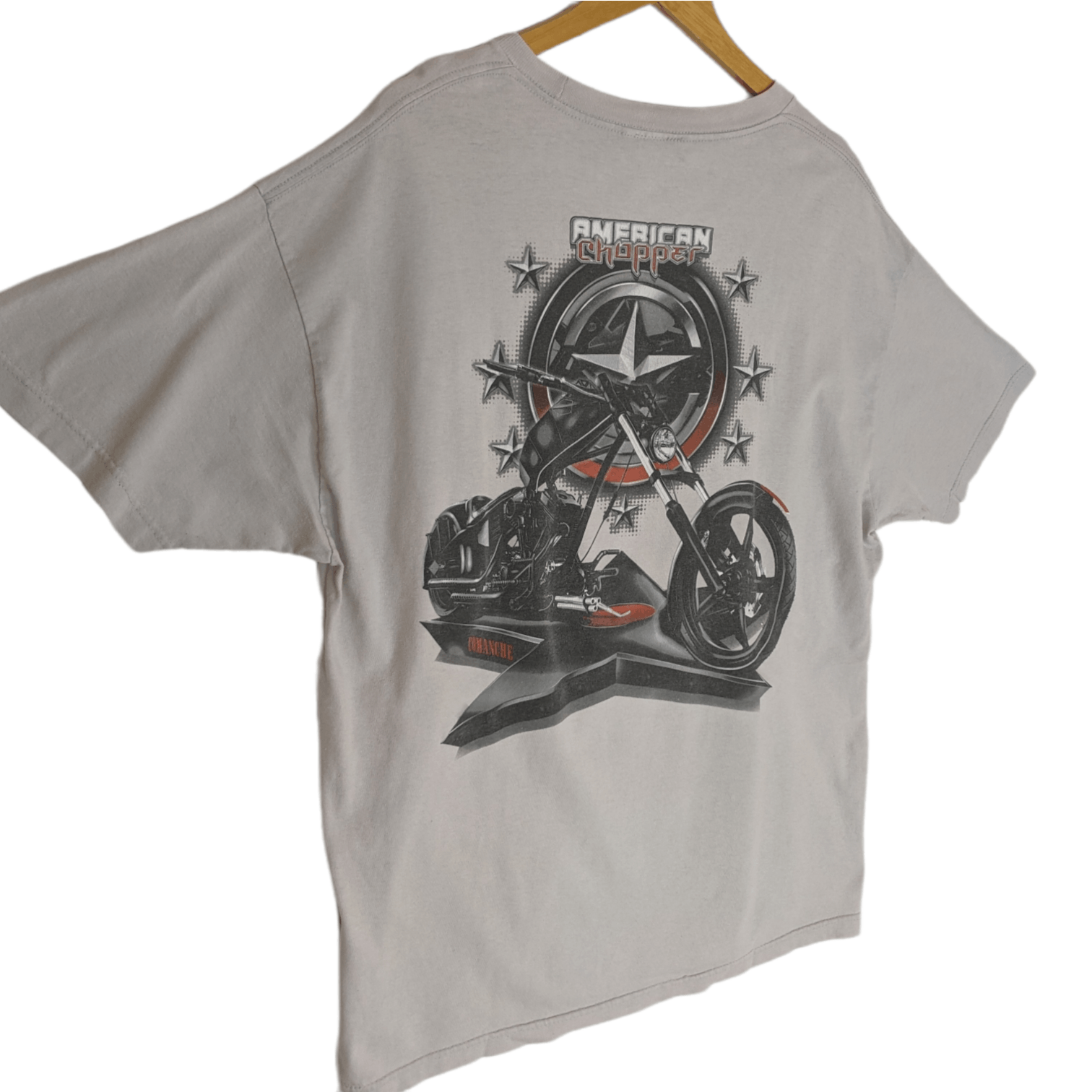 American Apparel Vintage 2004 AMERICAN CHOPPER Motorcycle Gang T-Shirt Size US XL / EU 56 / 4 - 6 Thumbnail