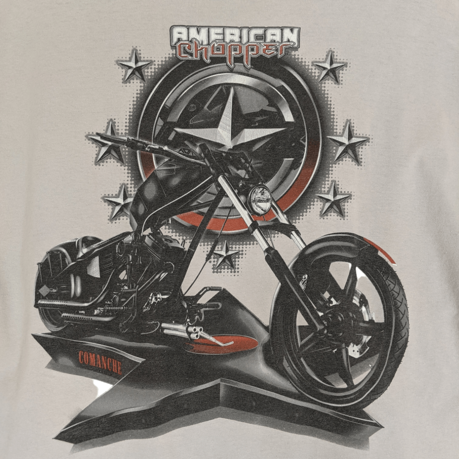 American Apparel Vintage 2004 AMERICAN CHOPPER Motorcycle Gang T-Shirt Size US XL / EU 56 / 4 - 7 Thumbnail