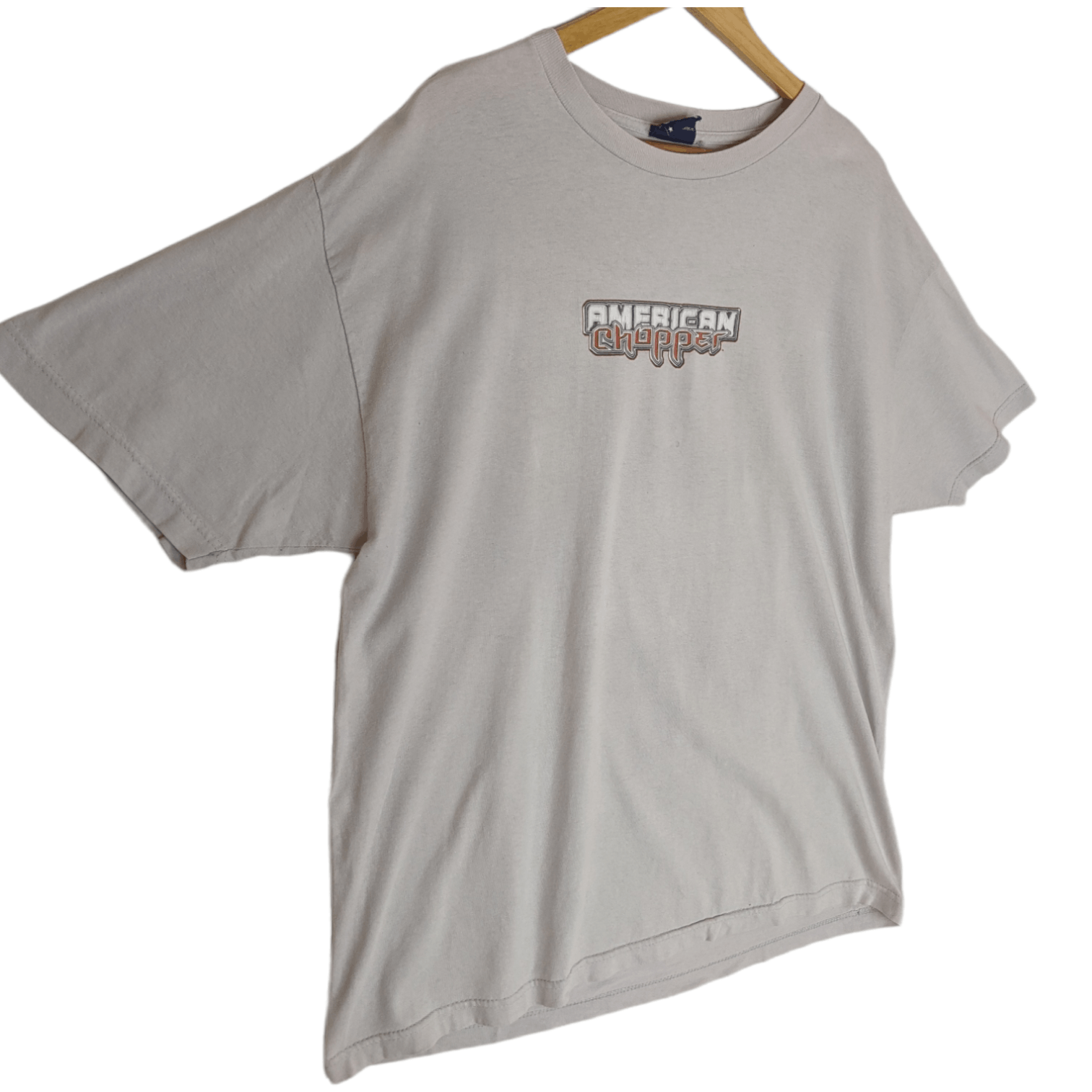 American Apparel Vintage 2004 AMERICAN CHOPPER Motorcycle Gang T-Shirt Size US XL / EU 56 / 4 - 3 Thumbnail