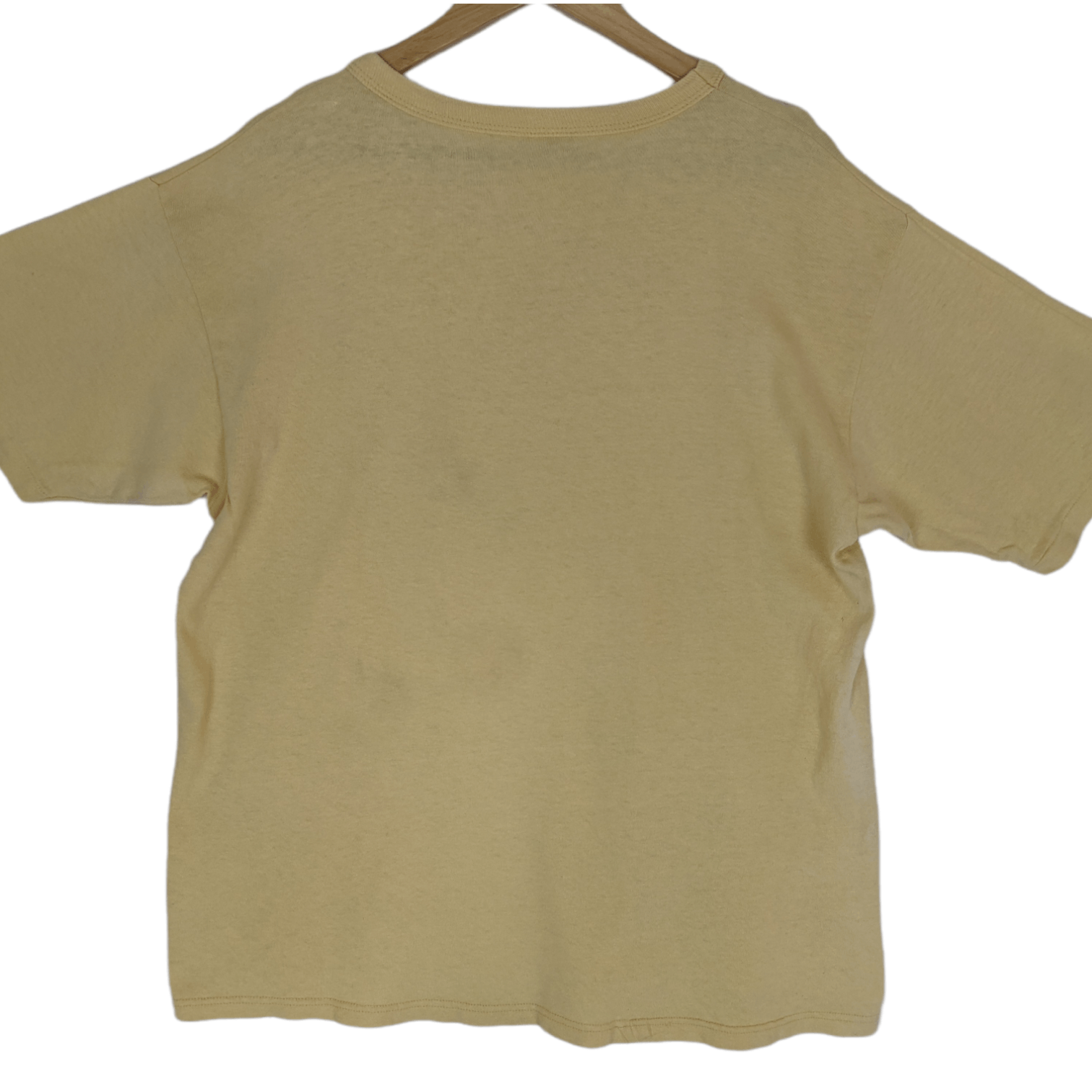 Champion Vintage 90's CHAMPION Yellow Single Stitches T-Shirt Size US L / EU 52-54 / 3 - 5 Thumbnail