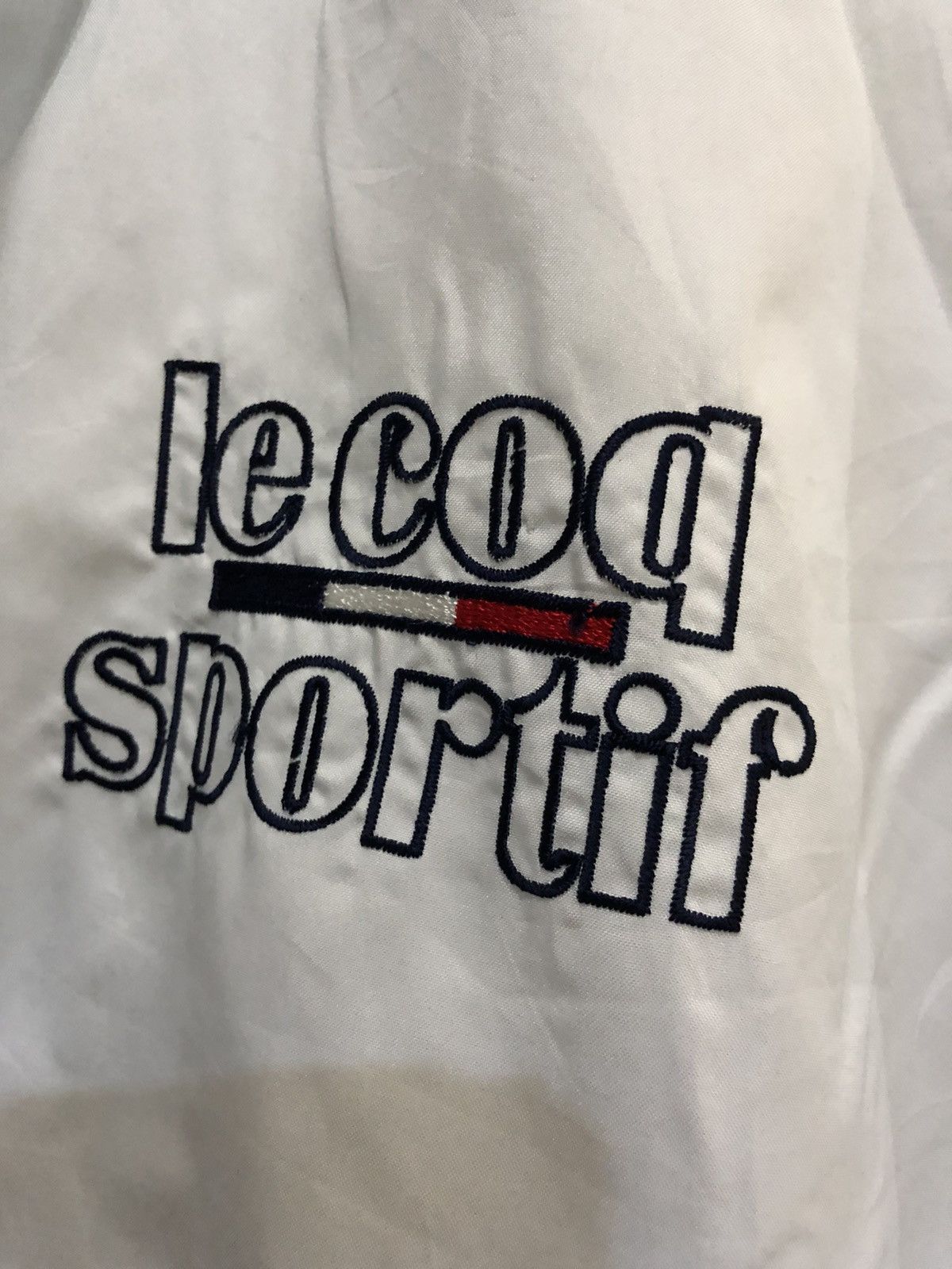 Le Coq Sportif × Vintage Vintage Le Coq Sportif Windbreaker big Ligo Size US M / EU 48-50 / 2 - 5 Thumbnail