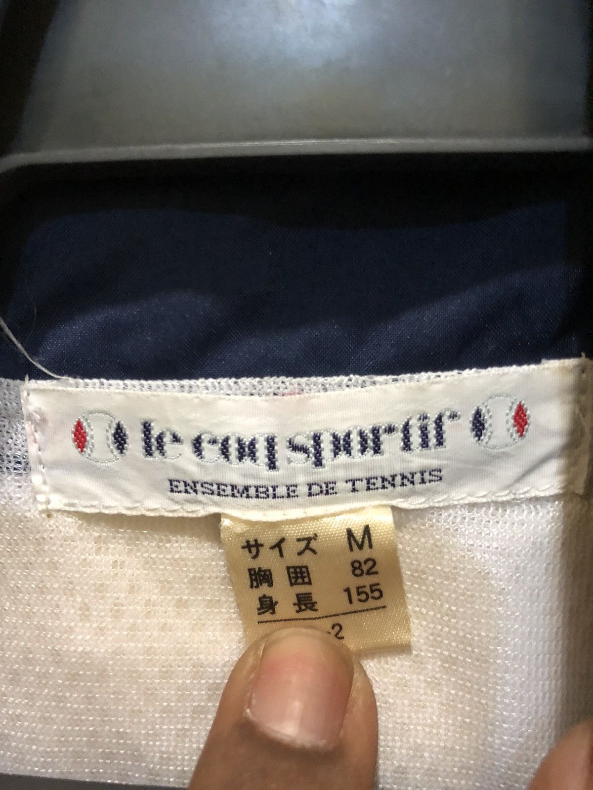 Le Coq Sportif × Vintage Vintage Le Coq Sportif Windbreaker big Ligo Size US M / EU 48-50 / 2 - 4 Thumbnail