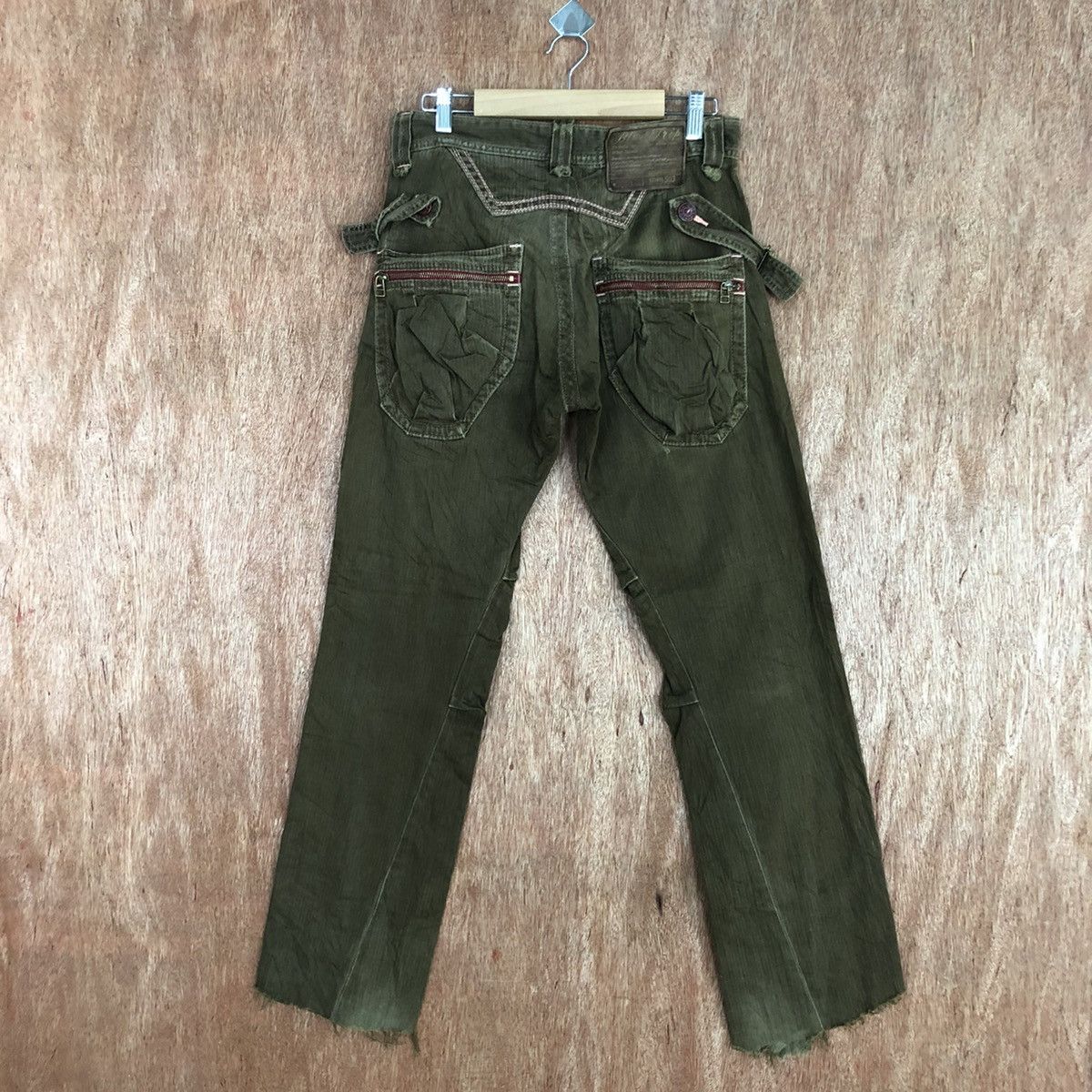 Edwin Retro Vintage Edwin Blue Trip Cargo Pant Multiple Pockets Size US 28 / EU 44 - 9 Thumbnail