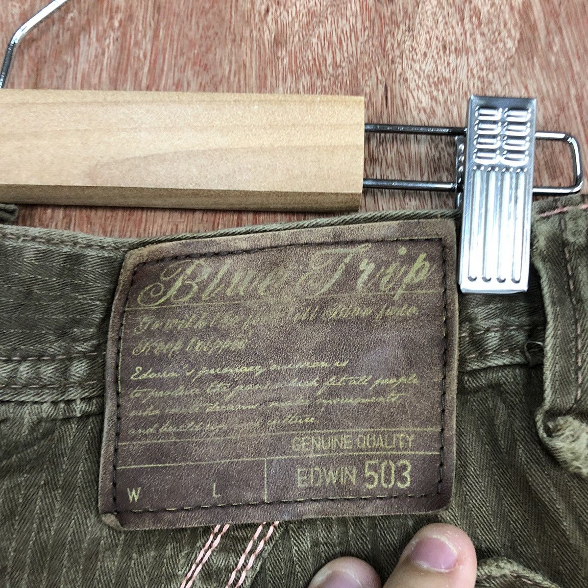 Edwin Retro Vintage Edwin Blue Trip Cargo Pant Multiple Pockets Size US 28 / EU 44 - 16 Thumbnail
