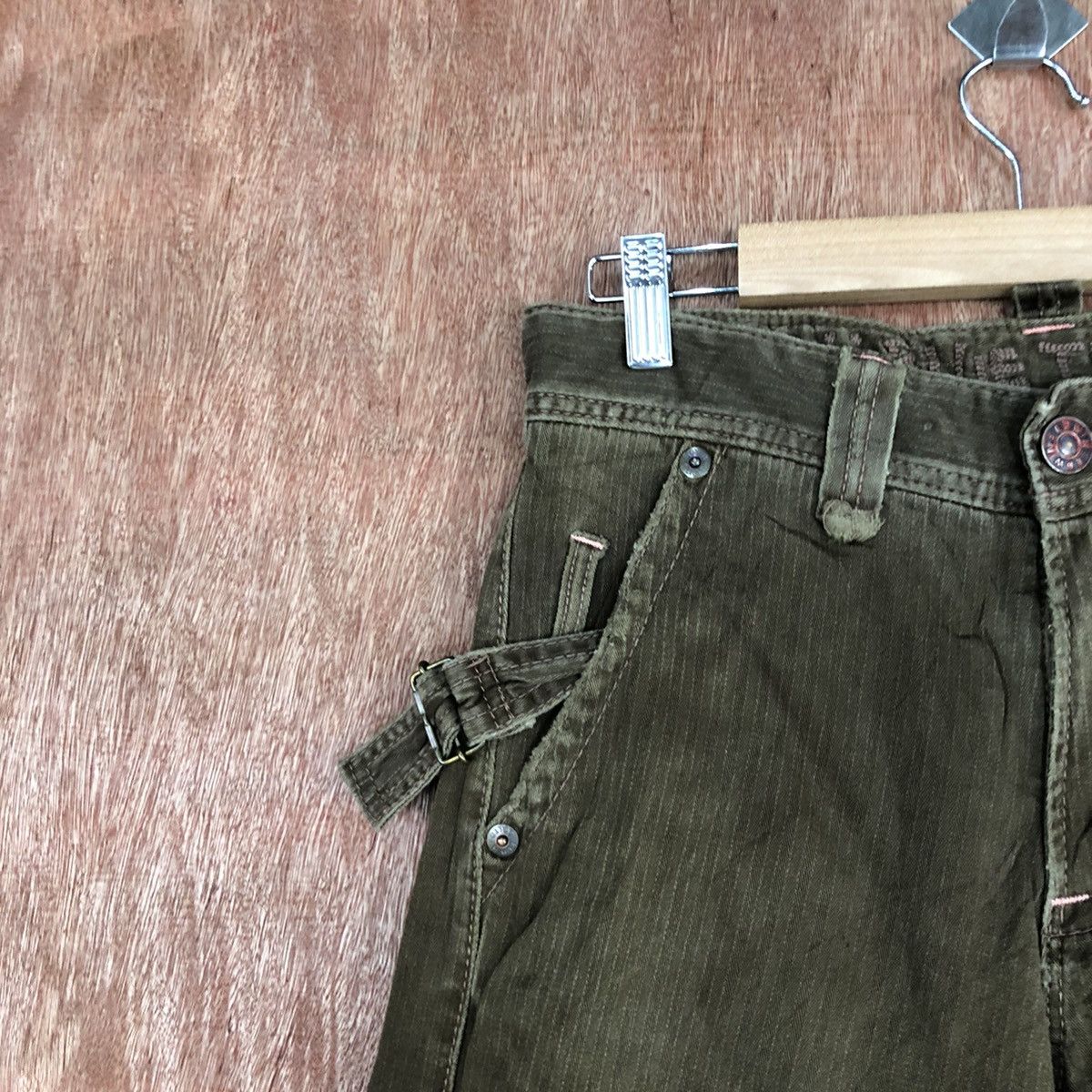 Edwin Retro Vintage Edwin Blue Trip Cargo Pant Multiple Pockets Size US 28 / EU 44 - 6 Thumbnail