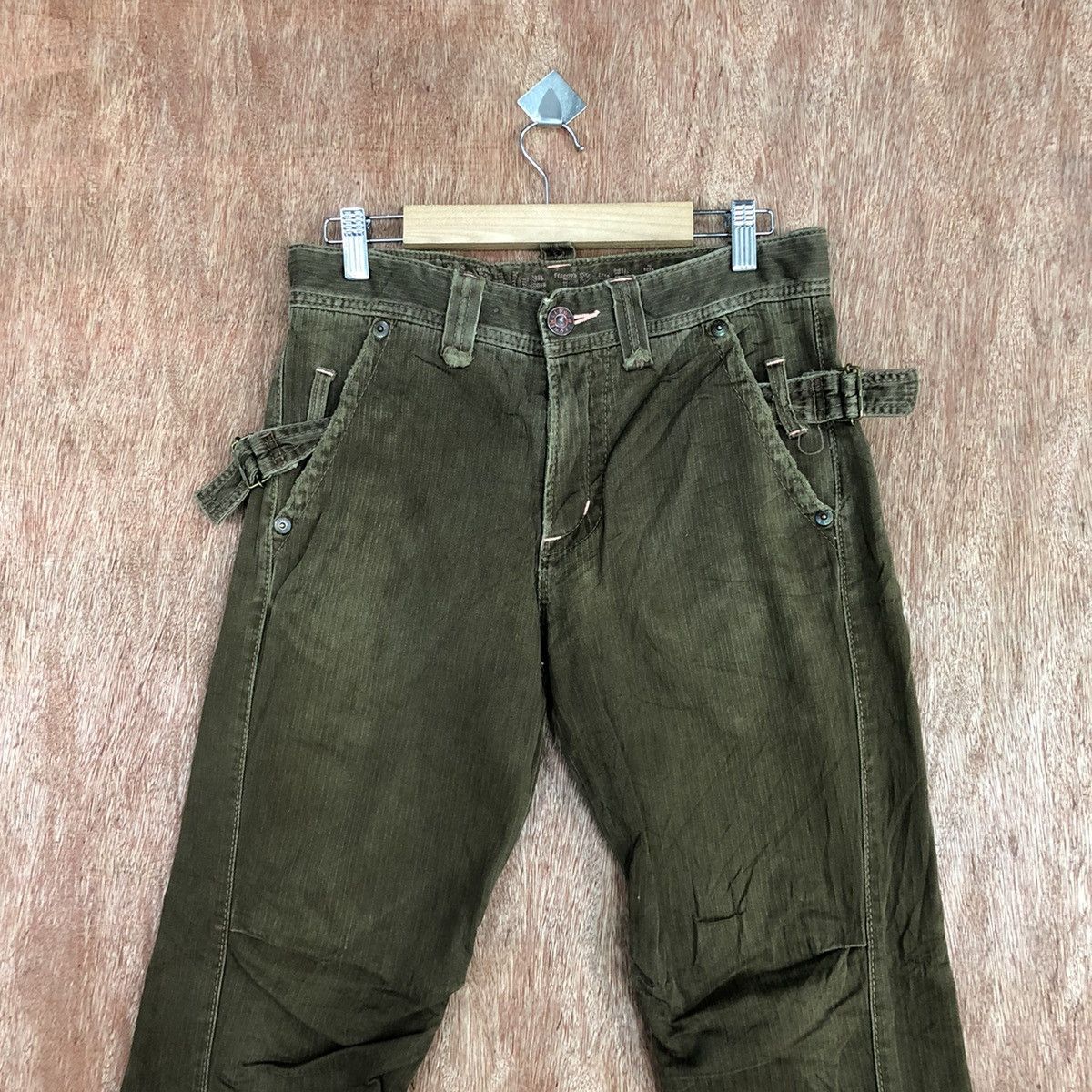 Edwin Retro Vintage Edwin Blue Trip Cargo Pant Multiple Pockets Size US 28 / EU 44 - 2 Thumbnail