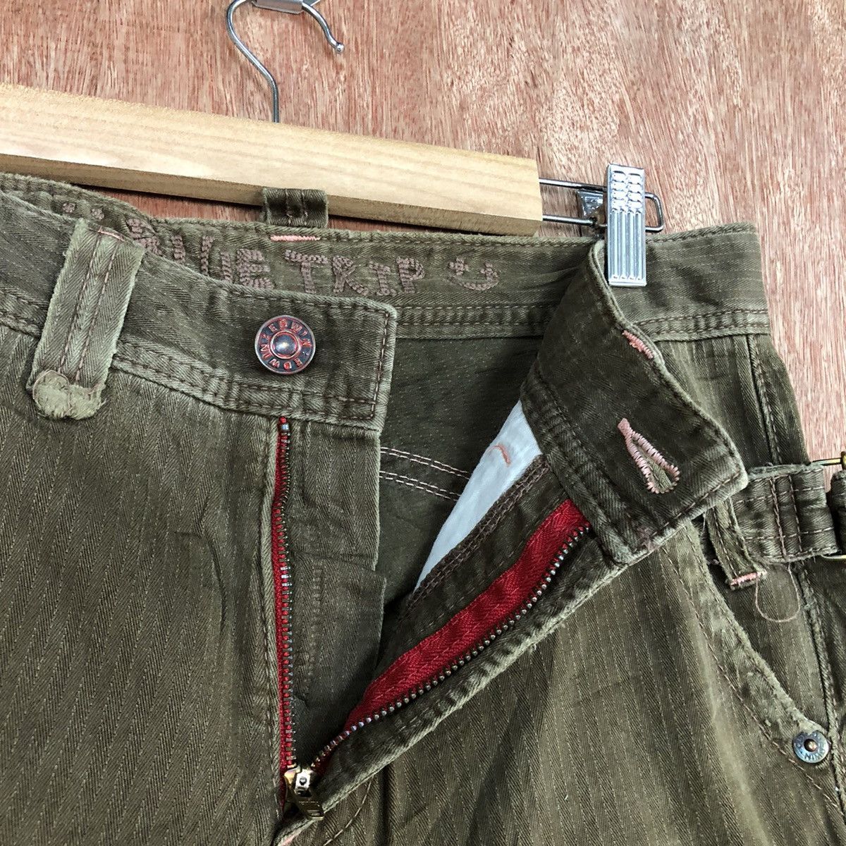 Edwin Retro Vintage Edwin Blue Trip Cargo Pant Multiple Pockets Size US 28 / EU 44 - 8 Thumbnail
