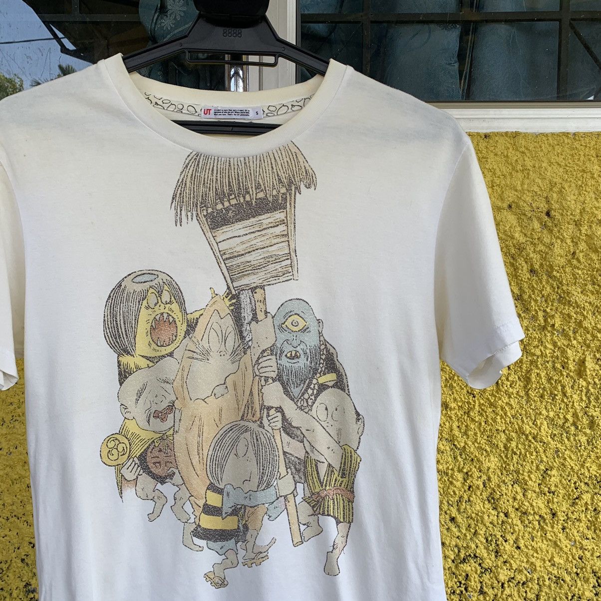 Japanese Brand Uniqlo anime japan white t-shirt tee Size US S / EU 44-46 / 1 - 5 Thumbnail