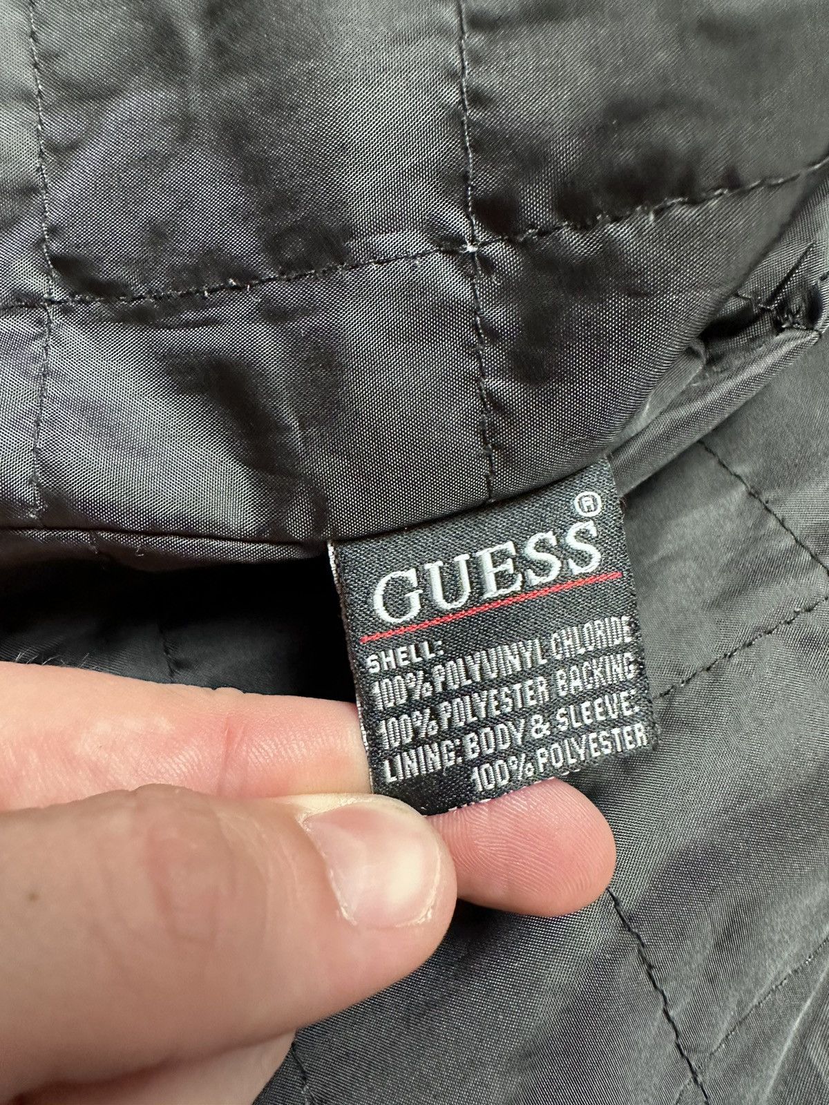 Guess × Vintage Vintage Guess leather jacket size L rare Size US L / EU 52-54 / 3 - 13 Thumbnail