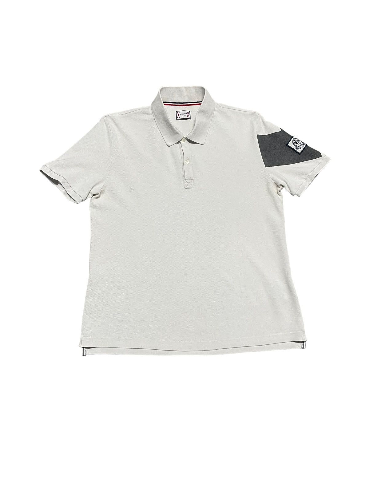 Moncler Moncler Gamme Bleu white polo Size M / US 6-8 / IT 42-44 - 1 Thumbnail