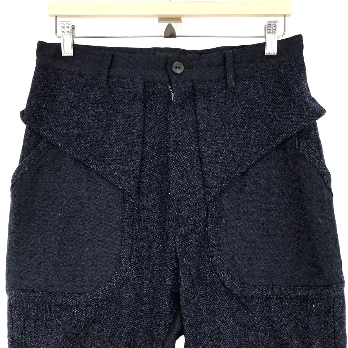 Issey Miyake × Tsumori Chisato Rare! TSUMORI CHISATO Wool Pants Harringbone Issey Miyake Size US 32 / EU 48 - 2 Thumbnail