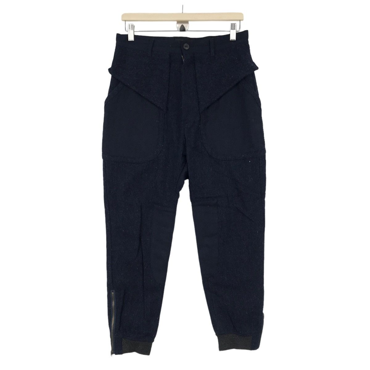Issey Miyake × Tsumori Chisato Rare! TSUMORI CHISATO Wool Pants Harringbone Issey Miyake Size US 32 / EU 48 - 1 Thumbnail