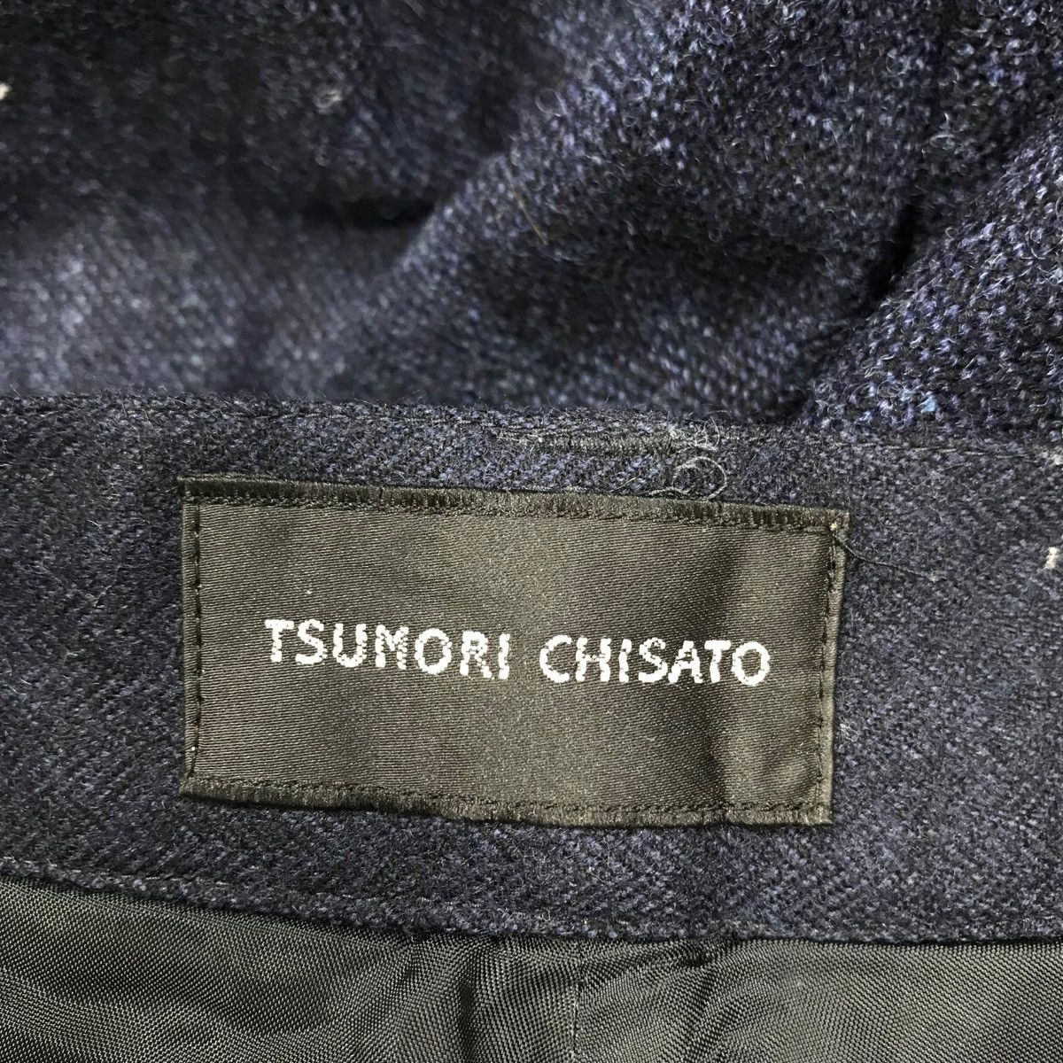 Issey Miyake × Tsumori Chisato Rare! TSUMORI CHISATO Wool Pants Harringbone Issey Miyake Size US 32 / EU 48 - 4 Thumbnail