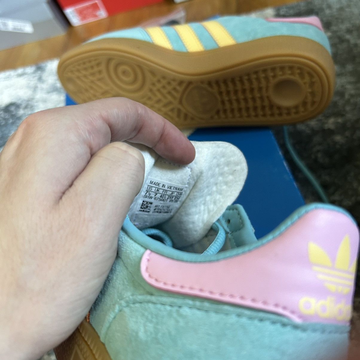 Adidas × size? FX7768 SAMBA HAVANA SiZE? UK EXCLUSiVE SKY BLUE PiNK YELLOW Size US 9 / IT 39 - 11 Thumbnail
