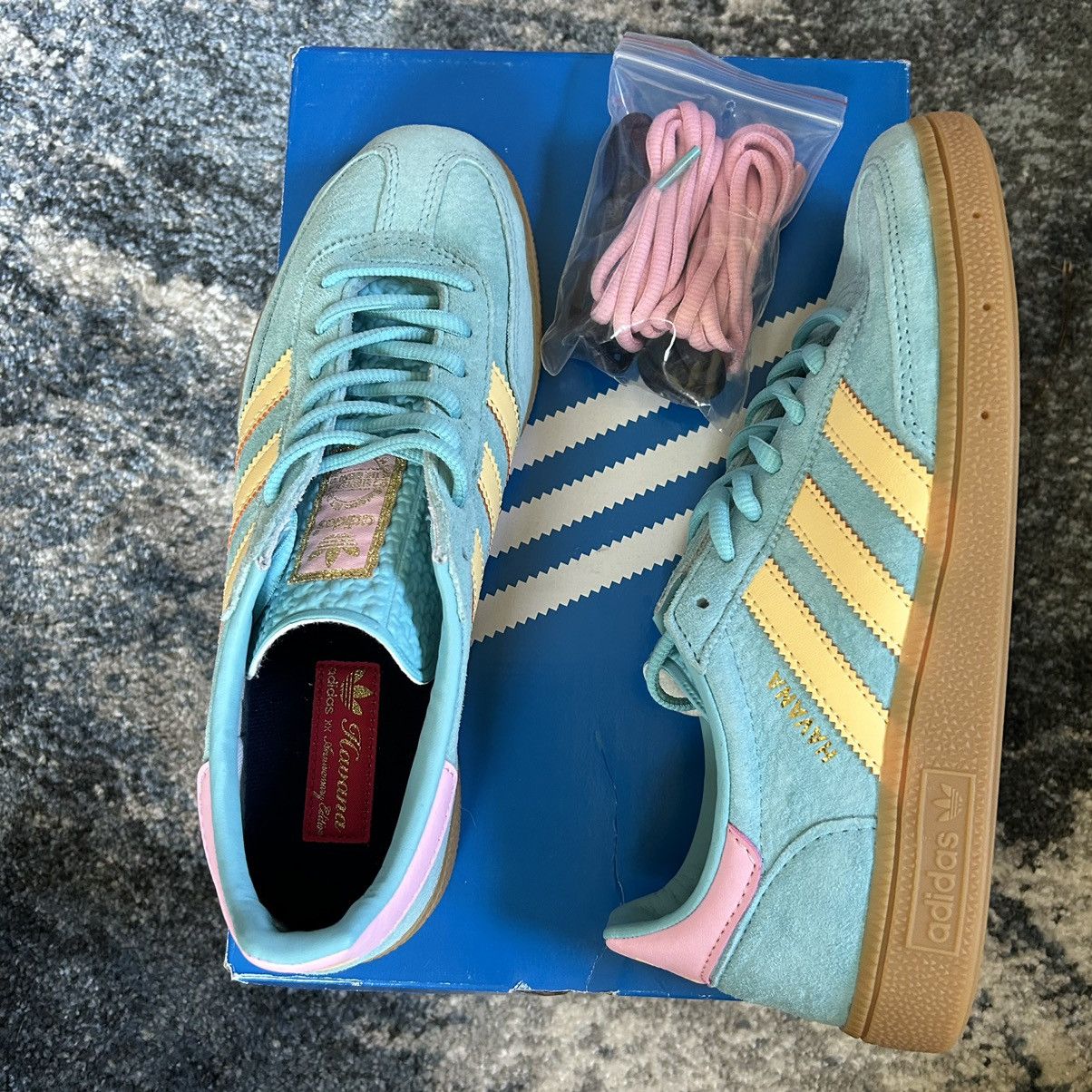 Adidas × size? FX7768 SAMBA HAVANA SiZE? UK EXCLUSiVE SKY BLUE PiNK YELLOW Size US 9 / IT 39 - 4 Thumbnail