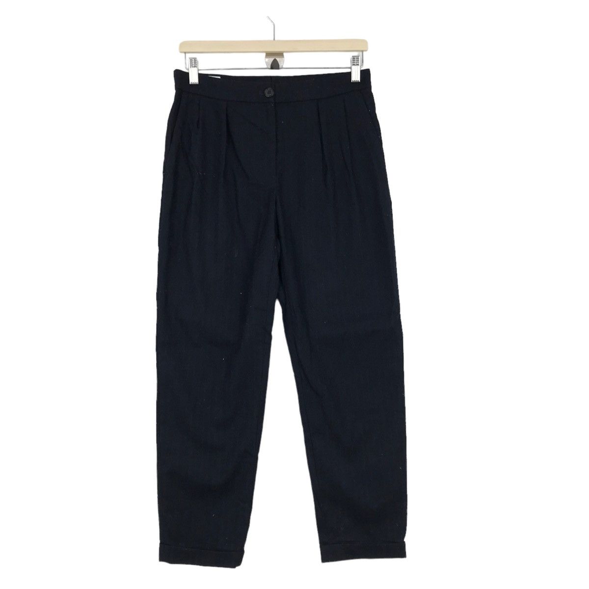 Dries Van Noten Vintage Dries Van Noten Wool Pants Trousers Stripes Size US 30 / EU 46 - 1 Thumbnail