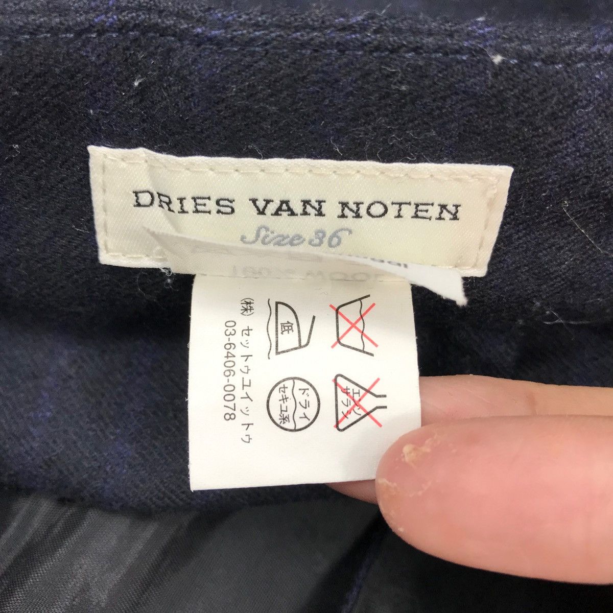 Dries Van Noten Vintage Dries Van Noten Wool Pants Trousers Stripes Size US 30 / EU 46 - 6 Thumbnail