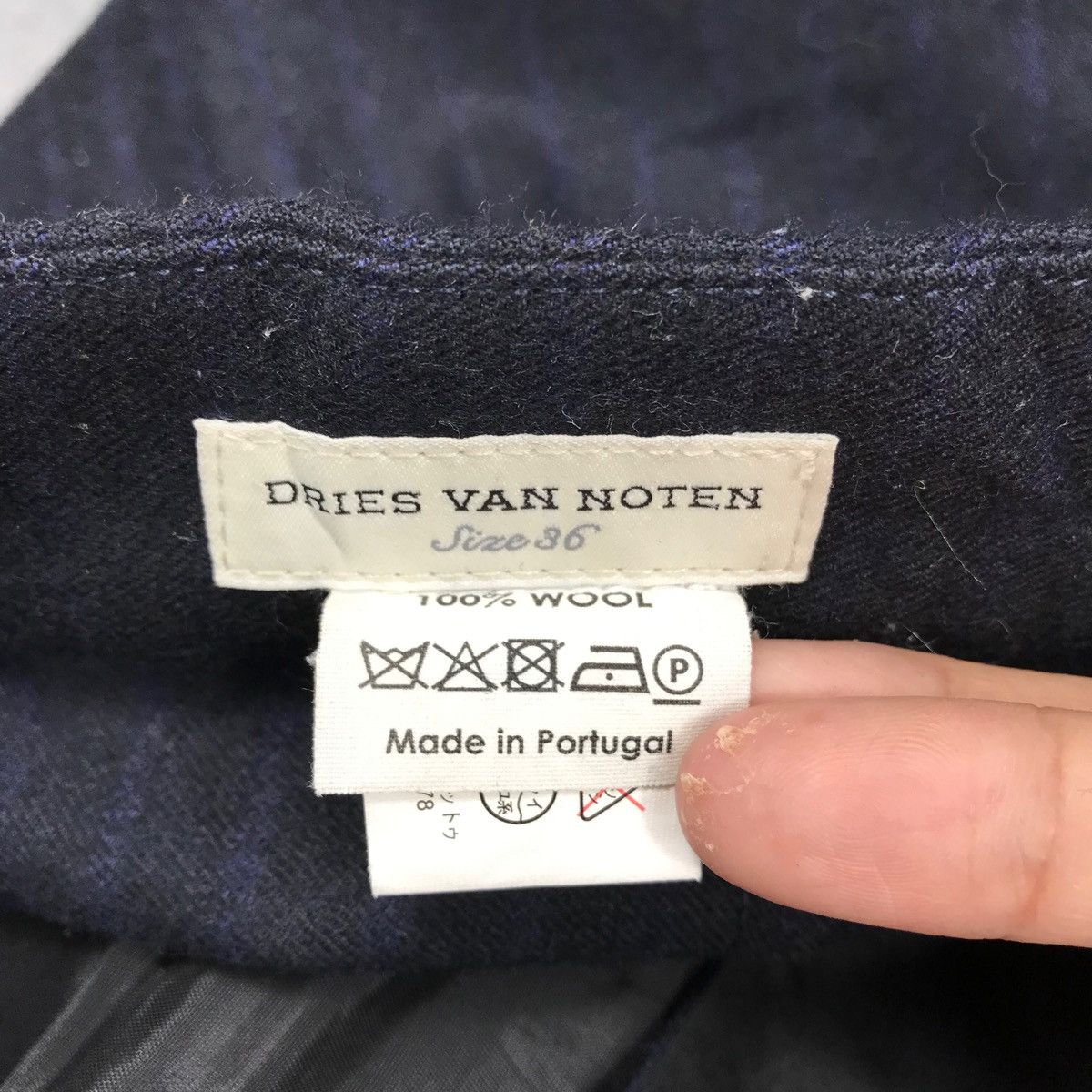 Dries Van Noten Vintage Dries Van Noten Wool Pants Trousers Stripes Size US 30 / EU 46 - 5 Thumbnail