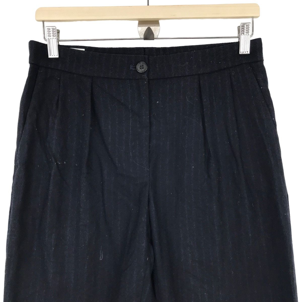 Dries Van Noten Vintage Dries Van Noten Wool Pants Trousers Stripes Size US 30 / EU 46 - 2 Thumbnail