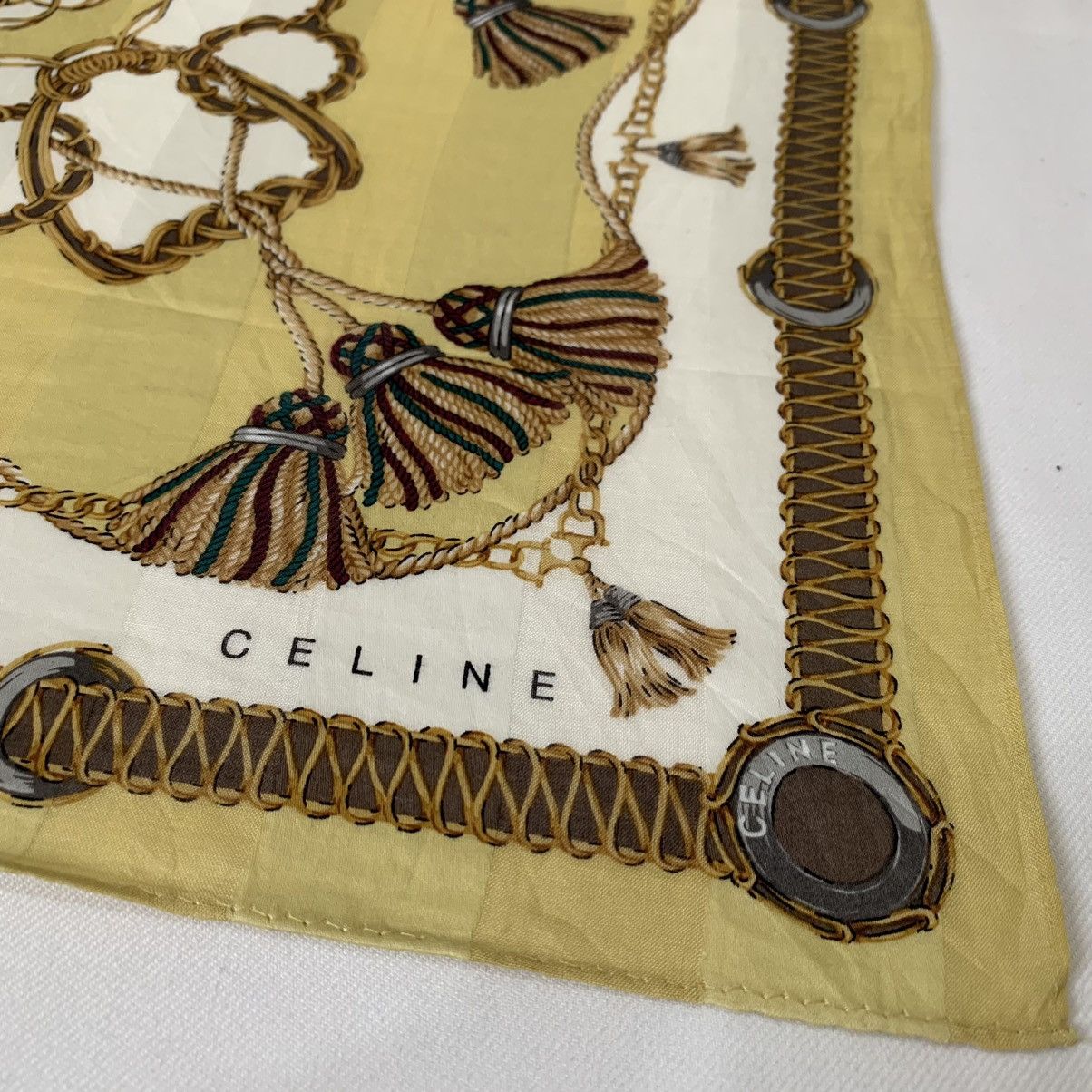 Celine Celine Bandana Handkerchief Bandana Pocketsquare Turban Size ONE SIZE - 2 Thumbnail