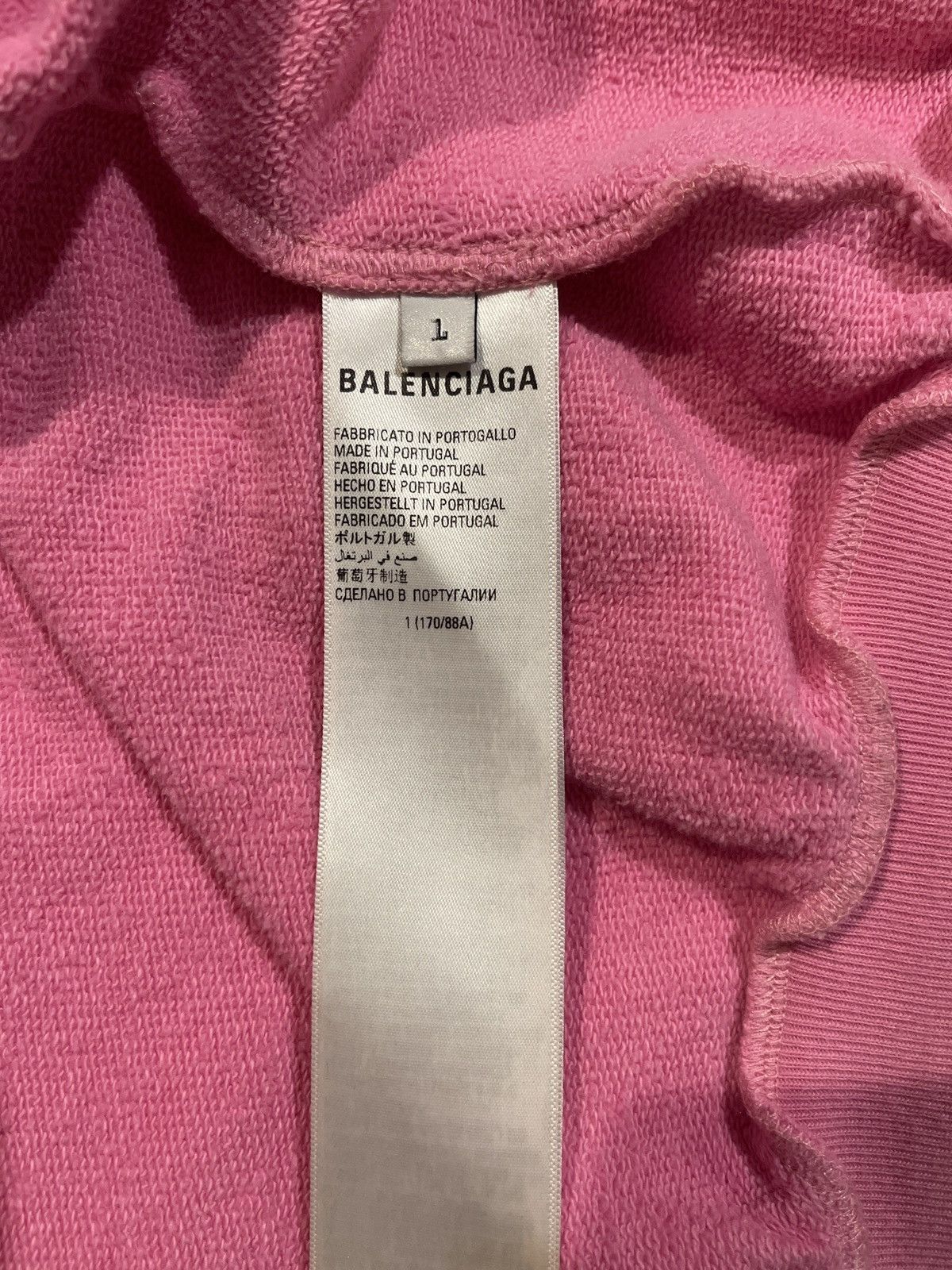 Balenciaga Balenciaga Pink Polo Hoodie Winter 22 Size US S / EU 44-46 / 1 - 10 Preview