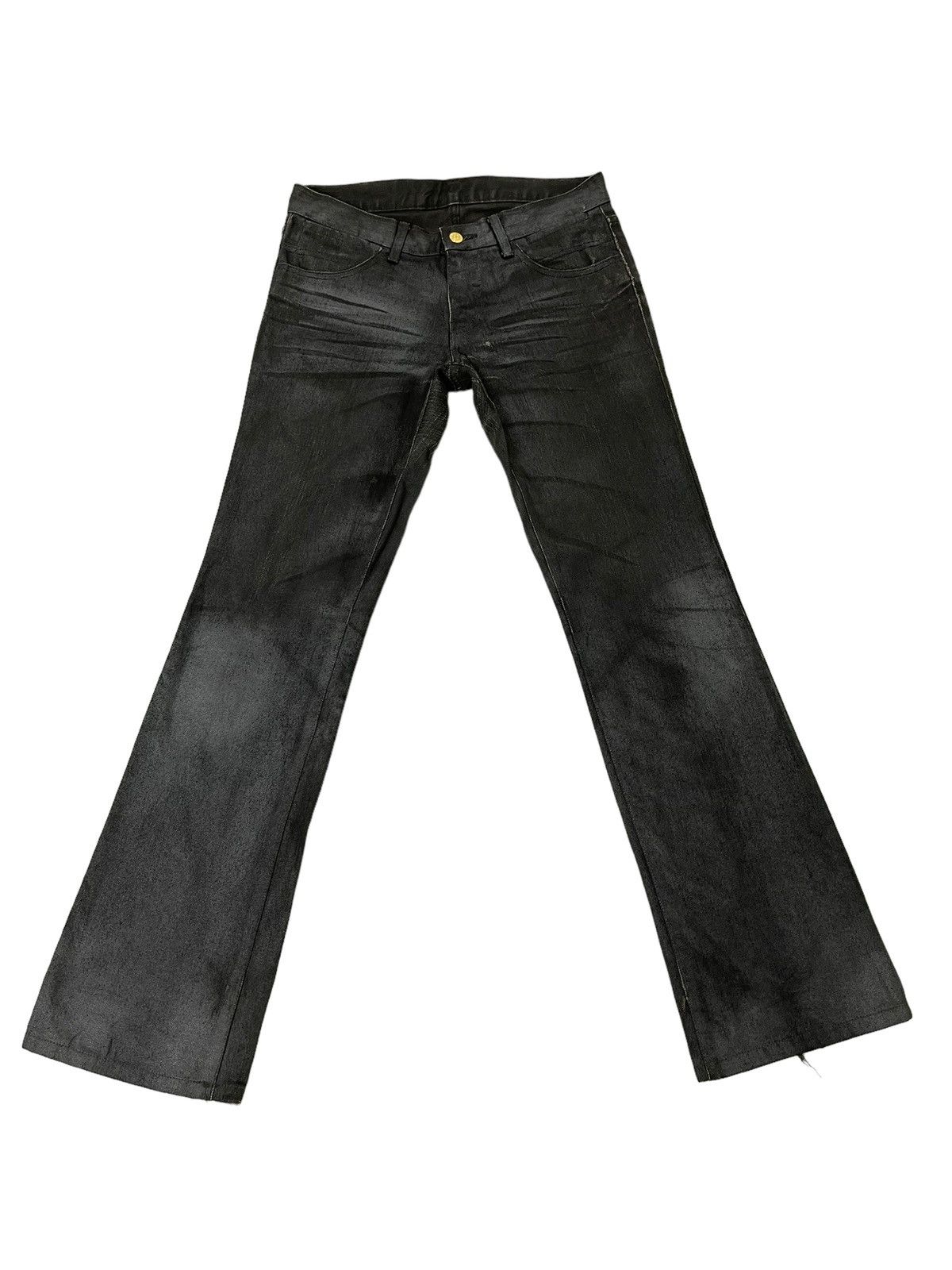 Tornado Mart Flare Jeans Tornado Mart Coated Denim Boot Cut 5🟦6 Size US 31 - 11 Thumbnail