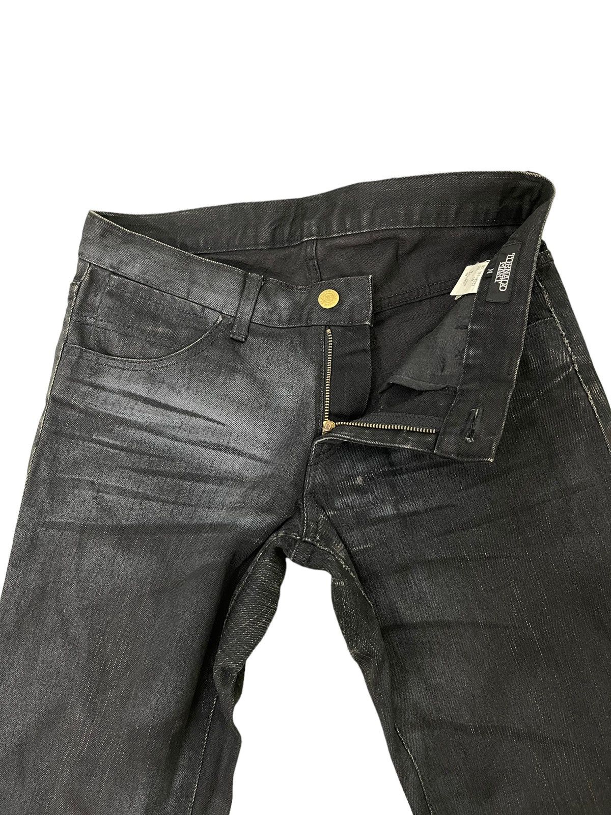 Tornado Mart Flare Jeans Tornado Mart Coated Denim Boot Cut 5🟦6 Size US 31 - 20 Thumbnail
