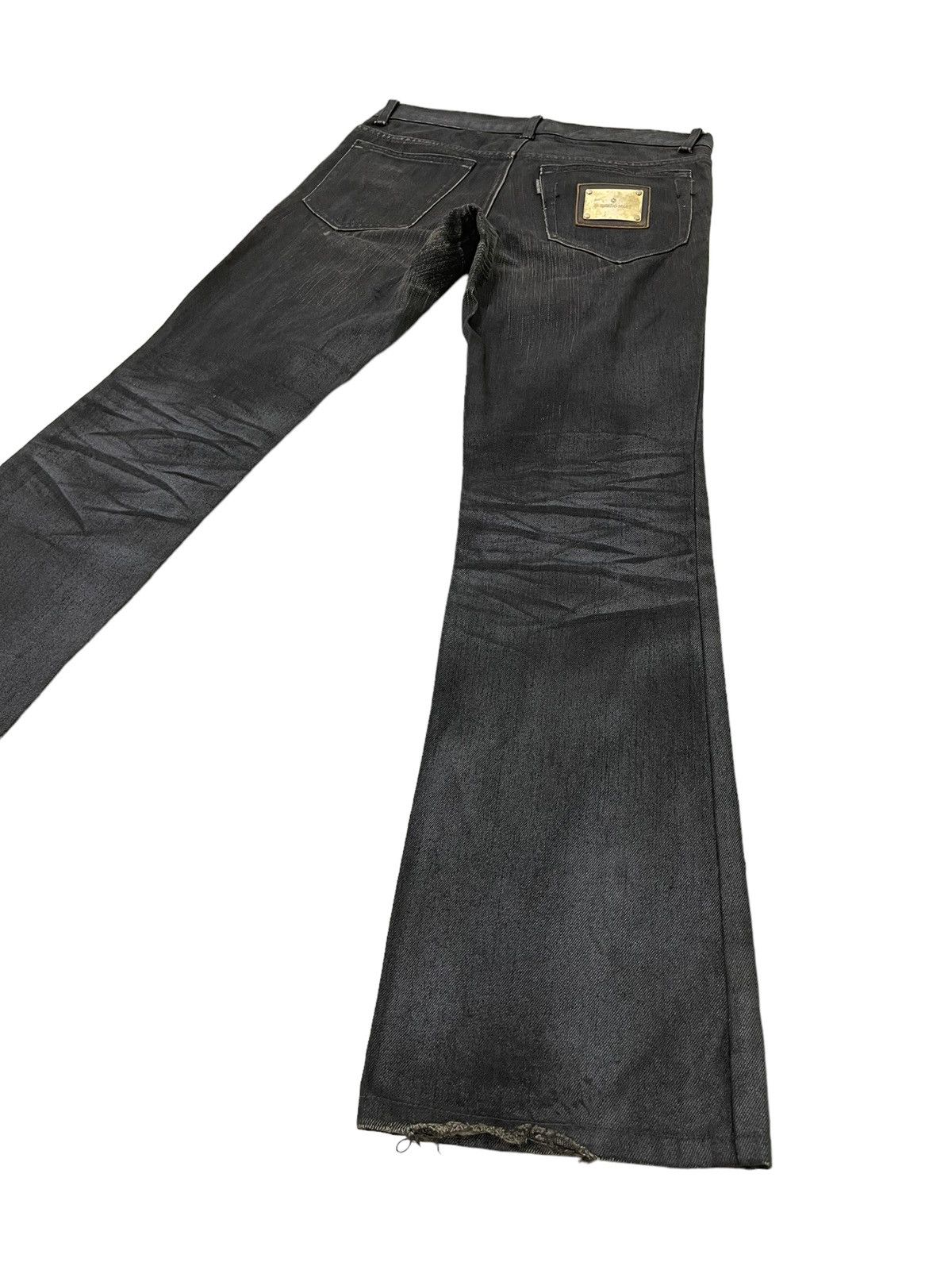 Tornado Mart Flare Jeans Tornado Mart Coated Denim Boot Cut 5🟦6 Size US 31 - 3 Thumbnail
