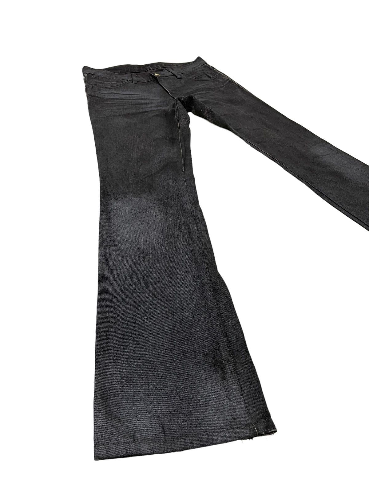 Tornado Mart Flare Jeans Tornado Mart Coated Denim Boot Cut 5🟦6 Size US 31 - 12 Thumbnail