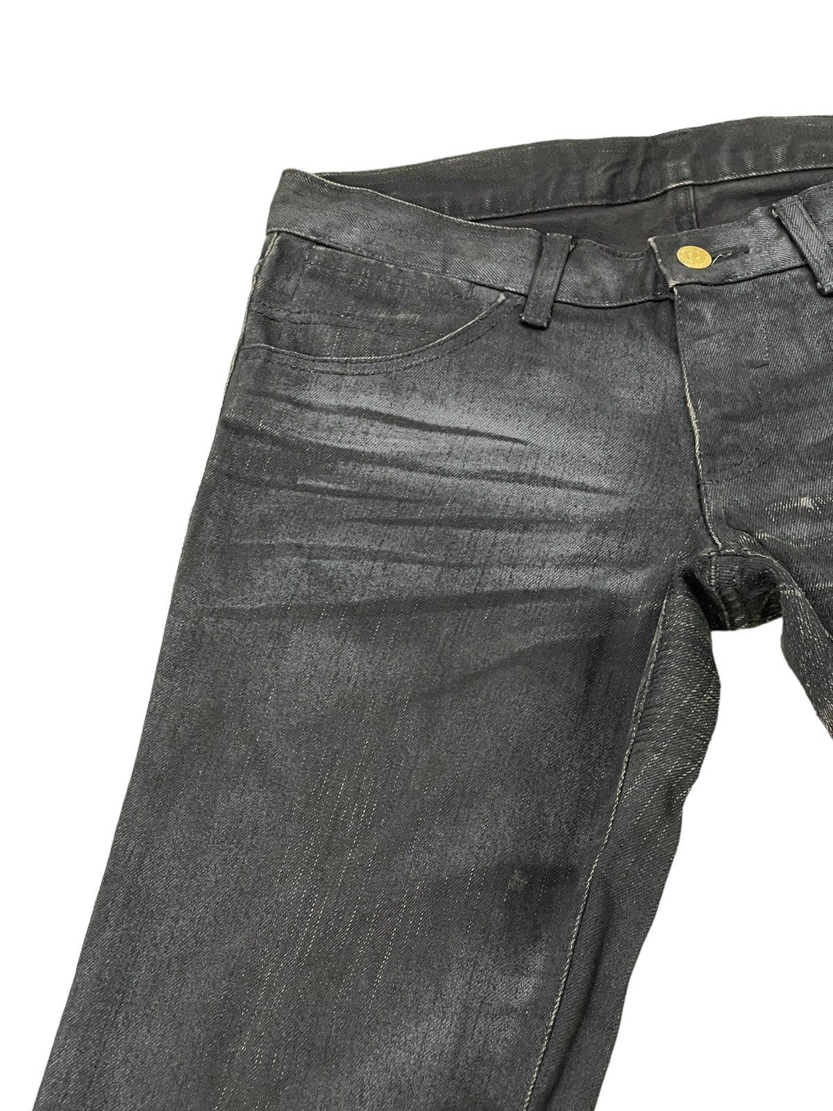 Tornado Mart Flare Jeans Tornado Mart Coated Denim Boot Cut 5🟦6 Size US 31 - 18 Thumbnail