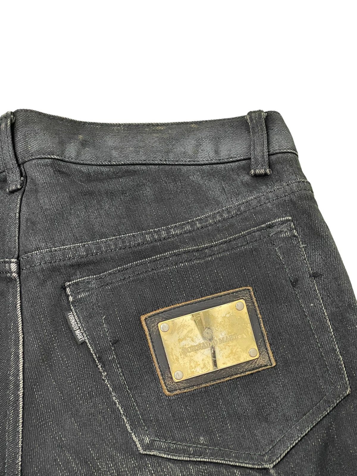 Tornado Mart Flare Jeans Tornado Mart Coated Denim Boot Cut 5🟦6 Size US 31 - 10 Thumbnail