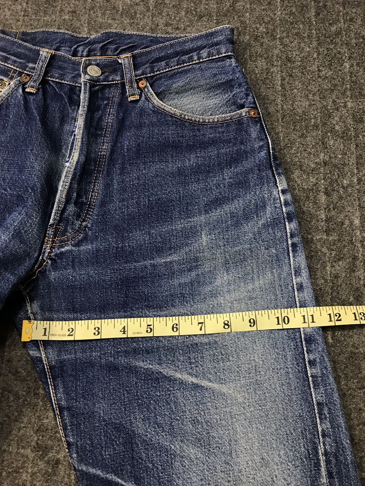 FOB Factory × Japanese Brand × Vintage Vintage F.O.B Factory Selvedge Distressed Denim Jeans Size US 28 / EU 44 - 19 Thumbnail