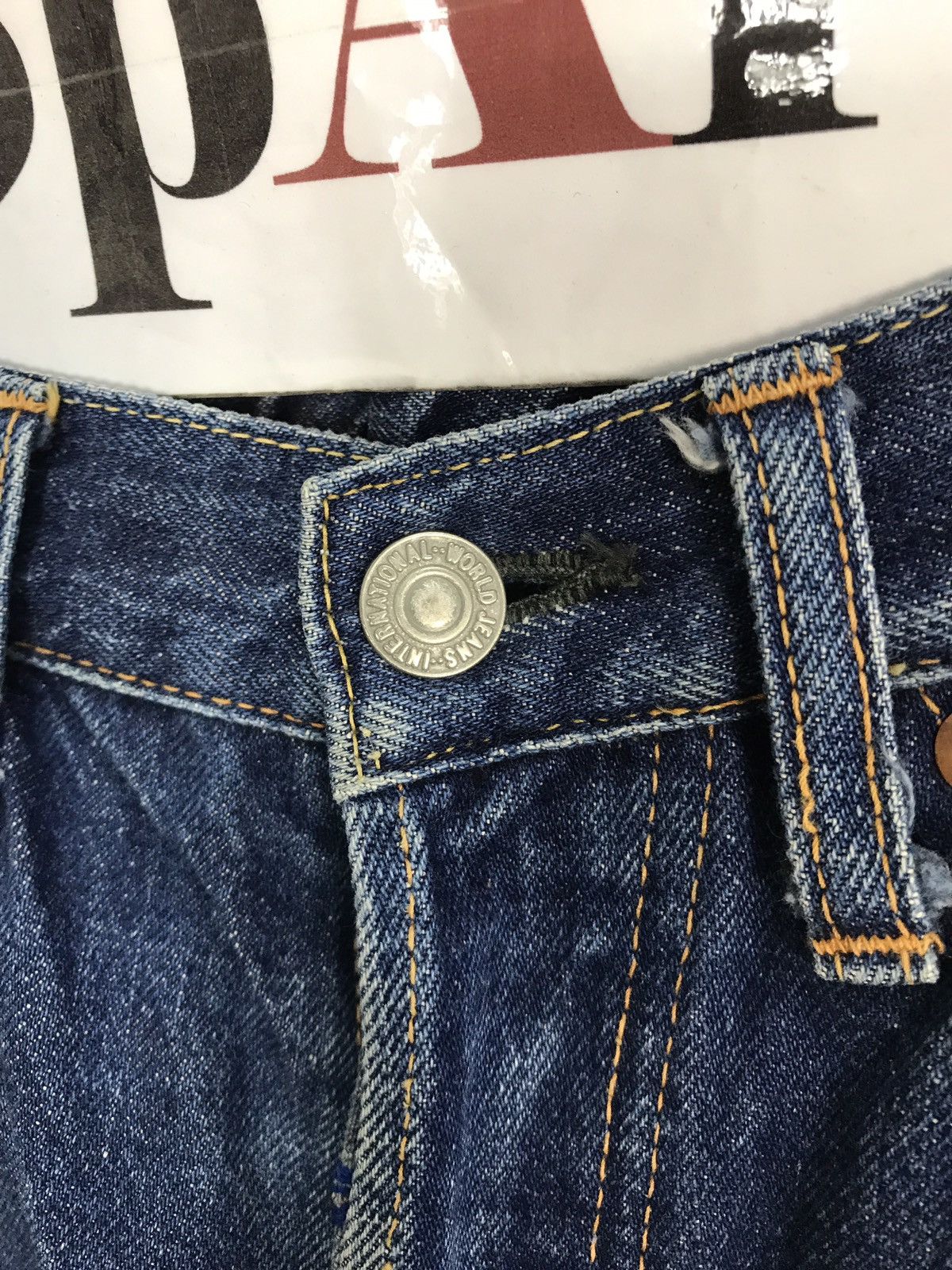 FOB Factory × Japanese Brand × Vintage Vintage F.O.B Factory Selvedge Distressed Denim Jeans Size US 28 / EU 44 - 7 Thumbnail