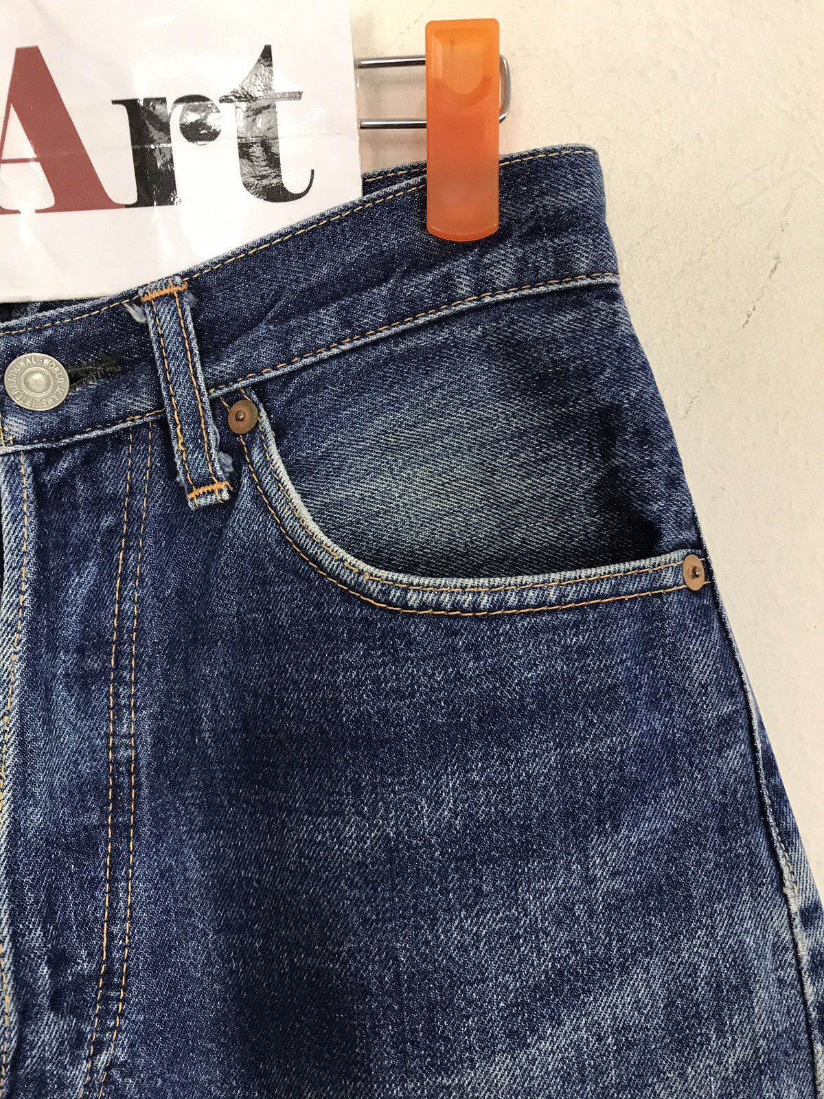 FOB Factory × Japanese Brand × Vintage Vintage F.O.B Factory Selvedge Distressed Denim Jeans Size US 28 / EU 44 - 5 Thumbnail