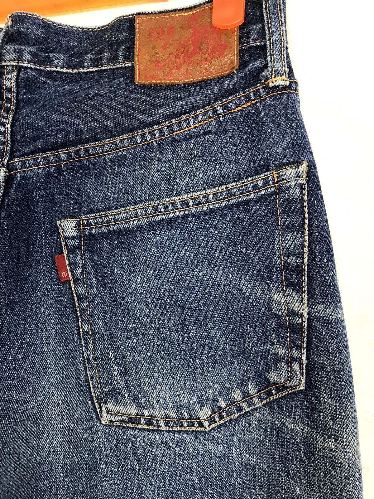 FOB Factory × Japanese Brand × Vintage Vintage F.O.B Factory Selvedge Distressed Denim Jeans Size US 28 / EU 44 - 12 Thumbnail
