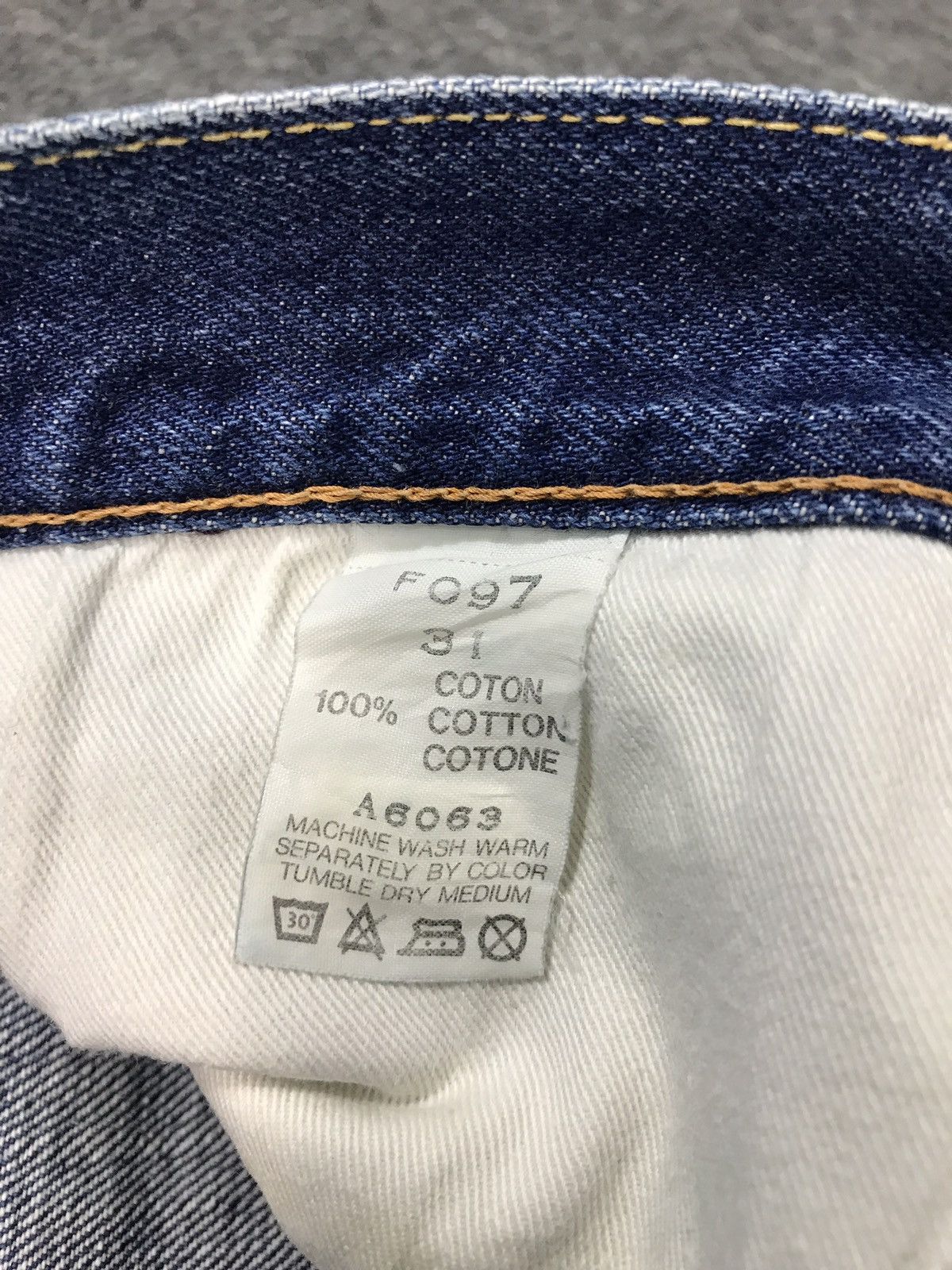 FOB Factory × Japanese Brand × Vintage Vintage F.O.B Factory Selvedge Distressed Denim Jeans Size US 28 / EU 44 - 16 Thumbnail