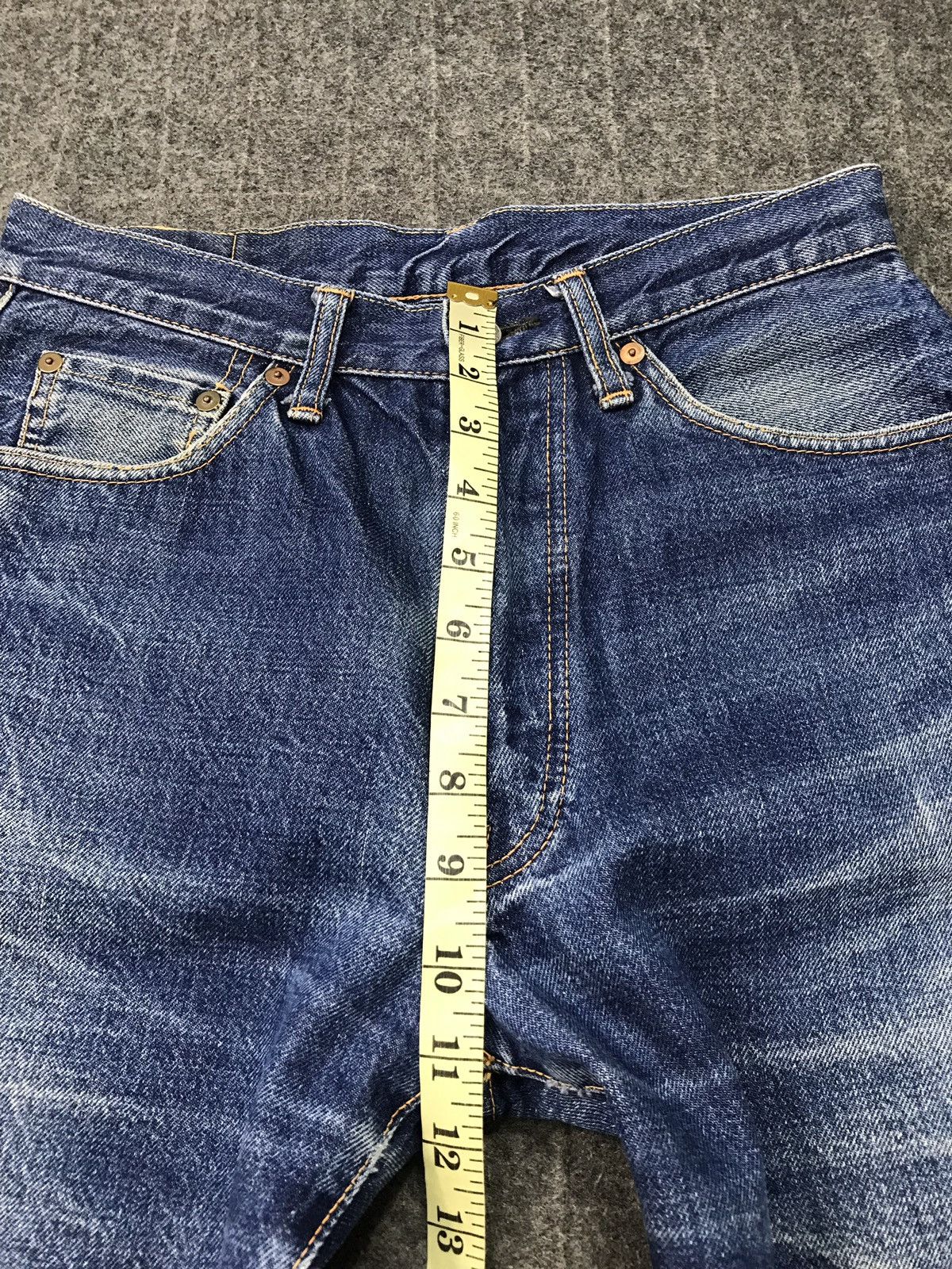 FOB Factory × Japanese Brand × Vintage Vintage F.O.B Factory Selvedge Distressed Denim Jeans Size US 28 / EU 44 - 18 Thumbnail