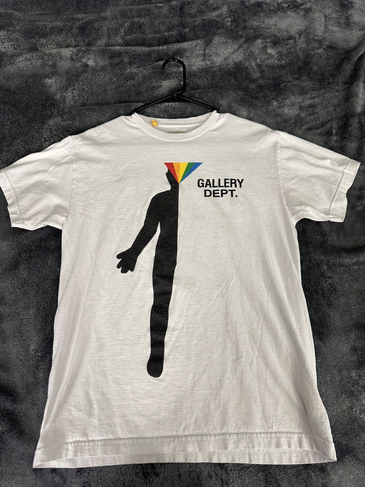 Image of Gallery Dept. Prism Tee “The Art Of Reflection” in White, Men's (Size Small)